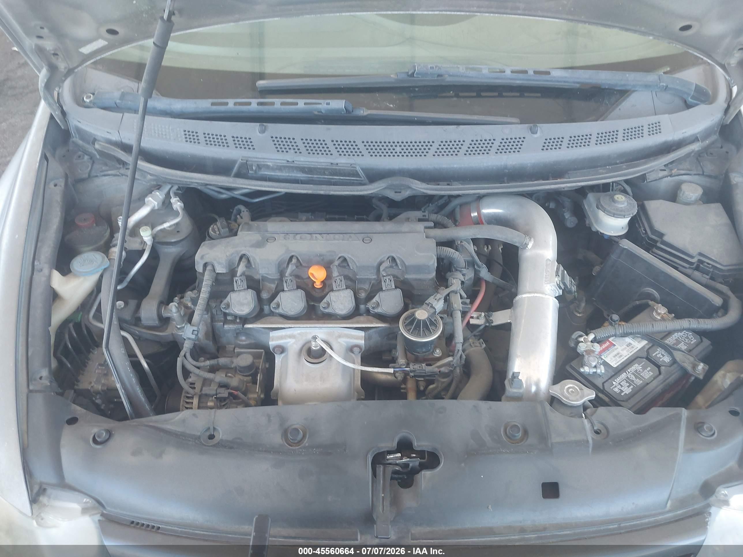 2008 Honda Civic Ex Gray vin: 2HGFG11838H504728