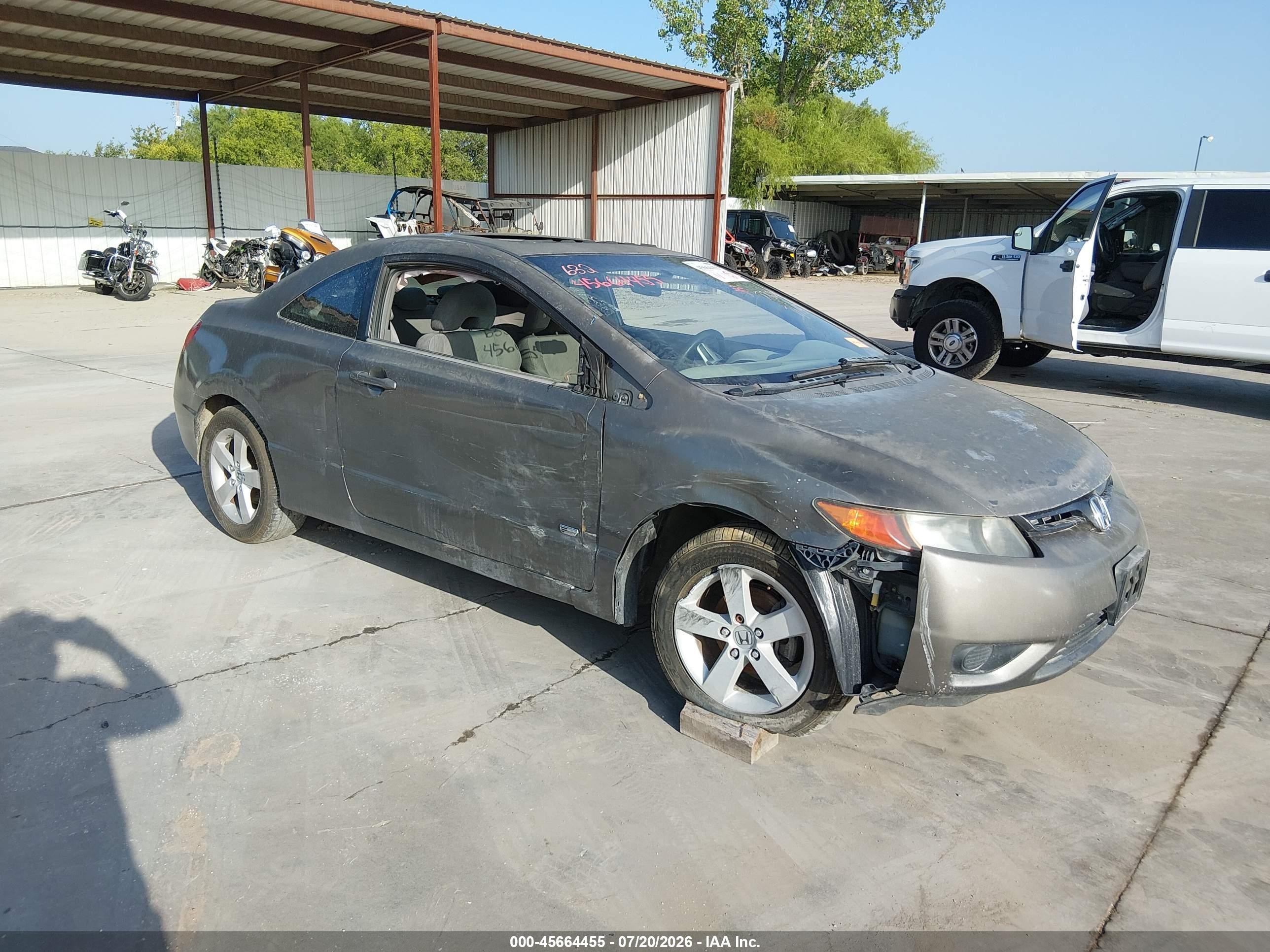 2006 Honda Civic Ex Gray vin: 2HGFG11846H508056