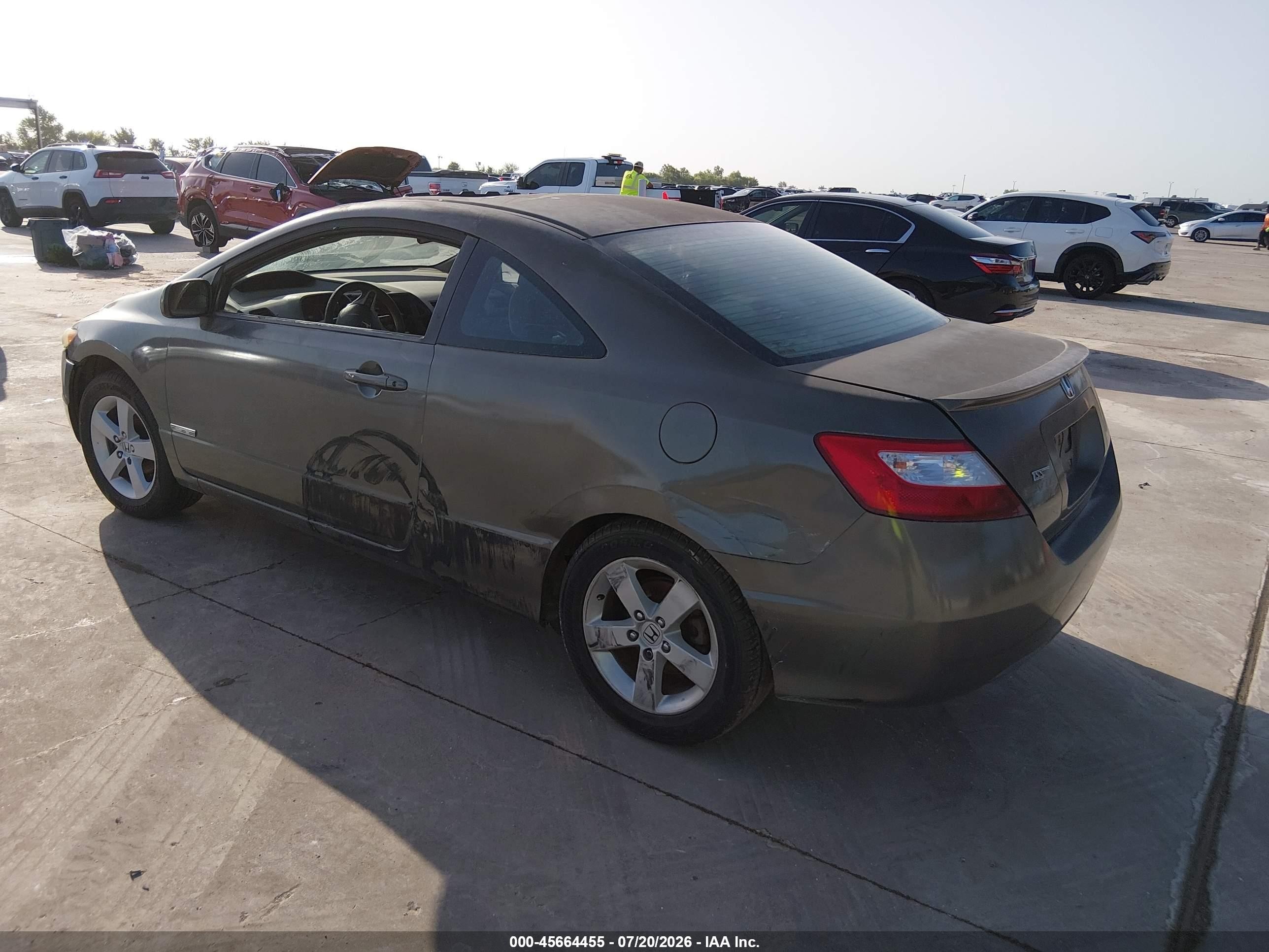 2006 Honda Civic Ex Gray vin: 2HGFG11846H508056