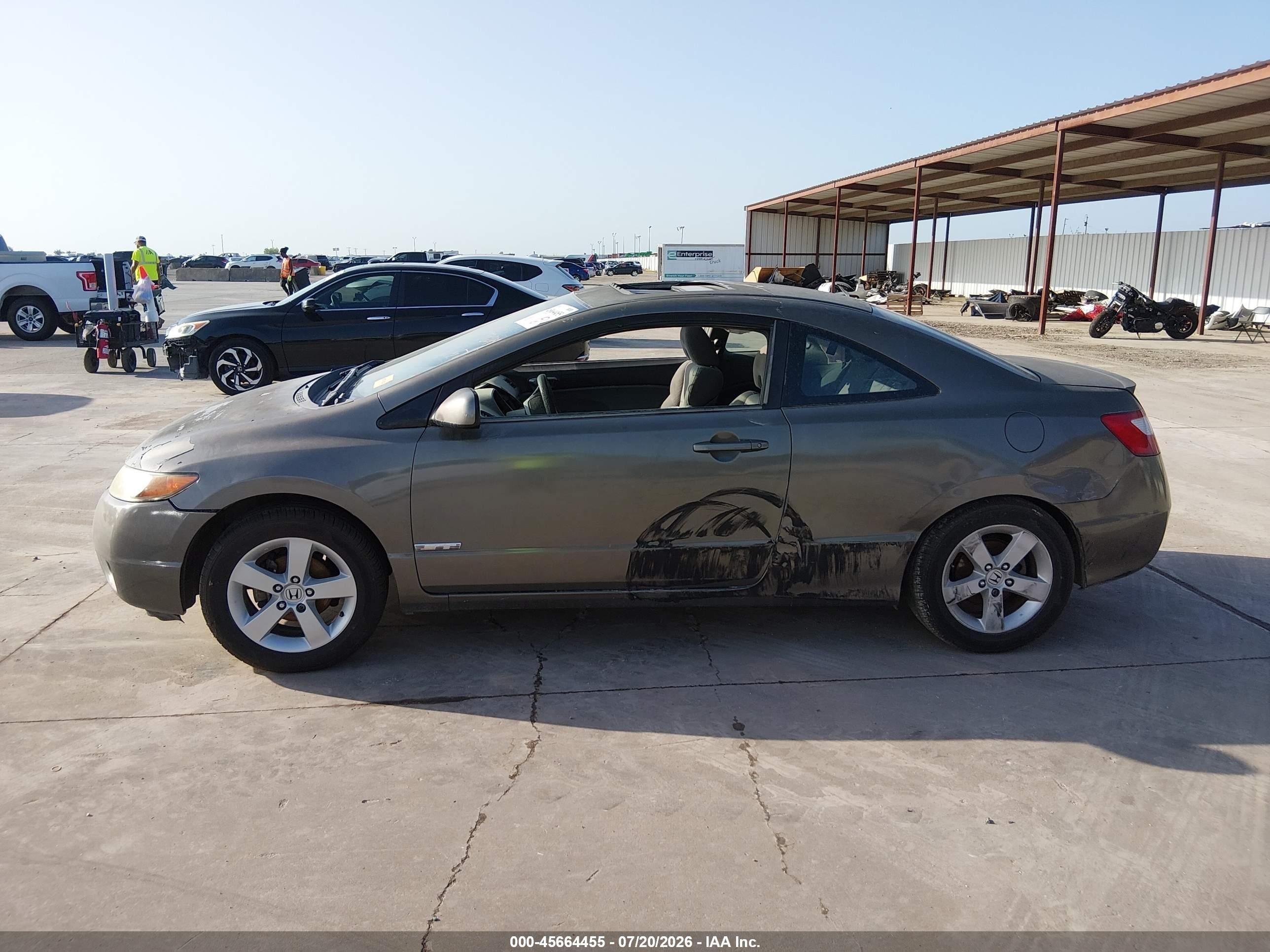 2006 Honda Civic Ex Gray vin: 2HGFG11846H508056