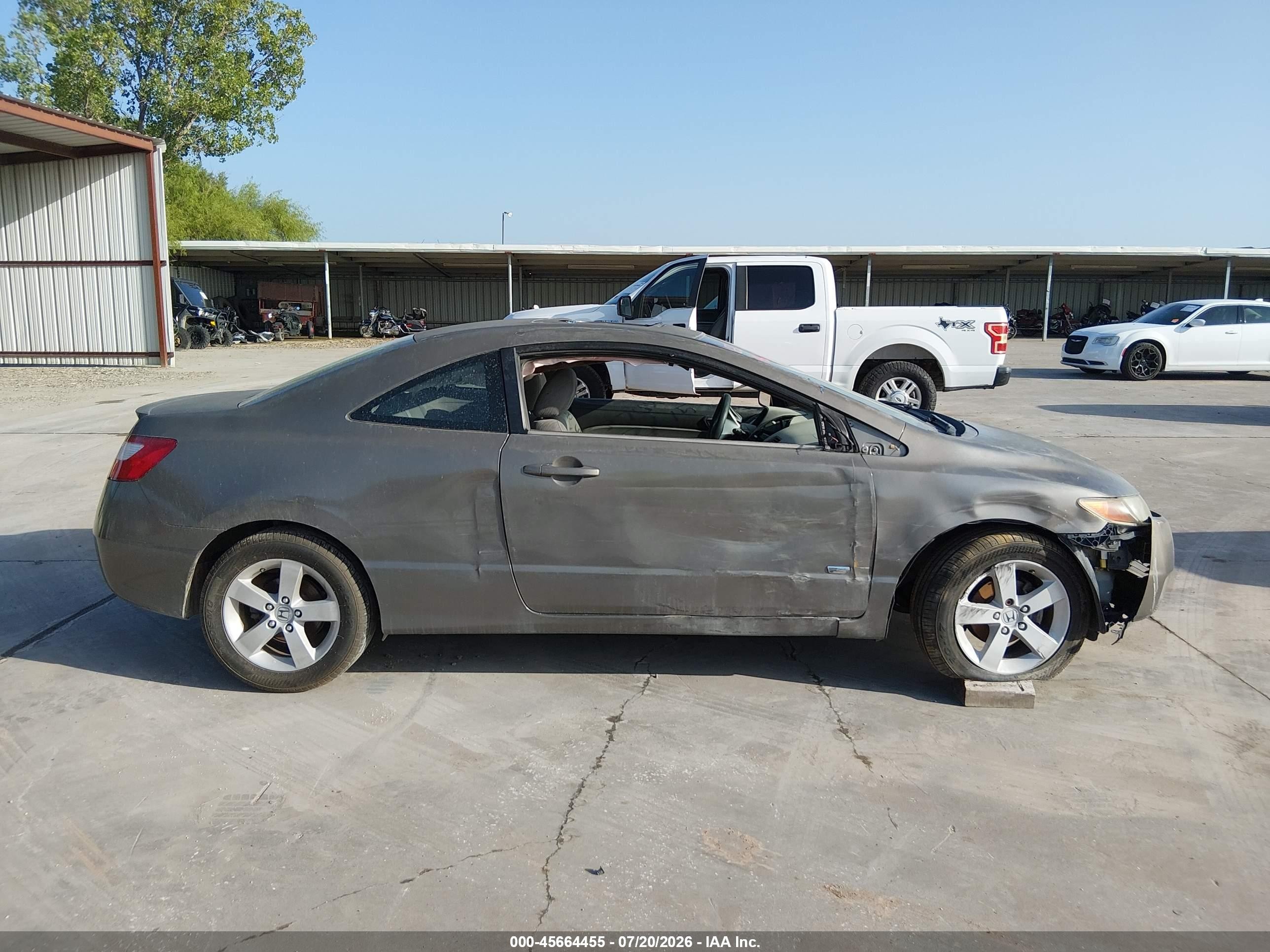 2006 Honda Civic Ex Gray vin: 2HGFG11846H508056