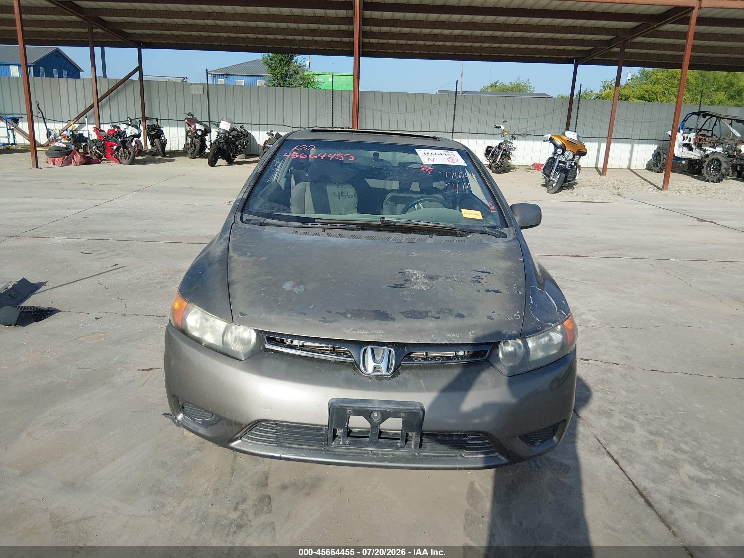 2006 Honda Civic Ex Gray vin: 2HGFG11846H508056