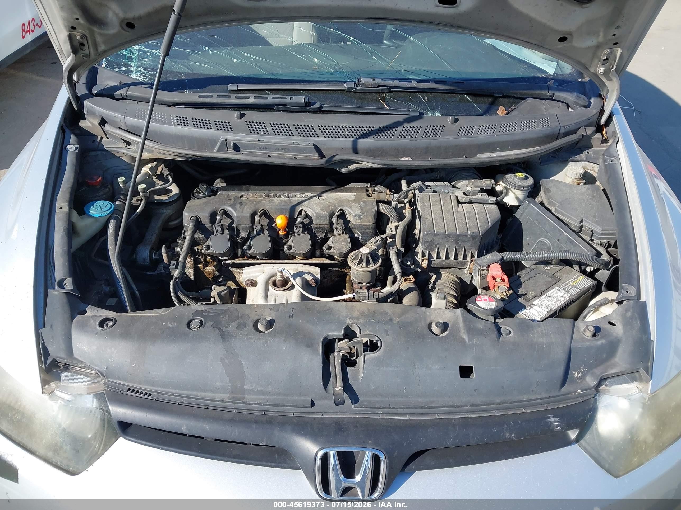 2007 Honda Civic Ex Gray vin: 2HGFG11847H552690