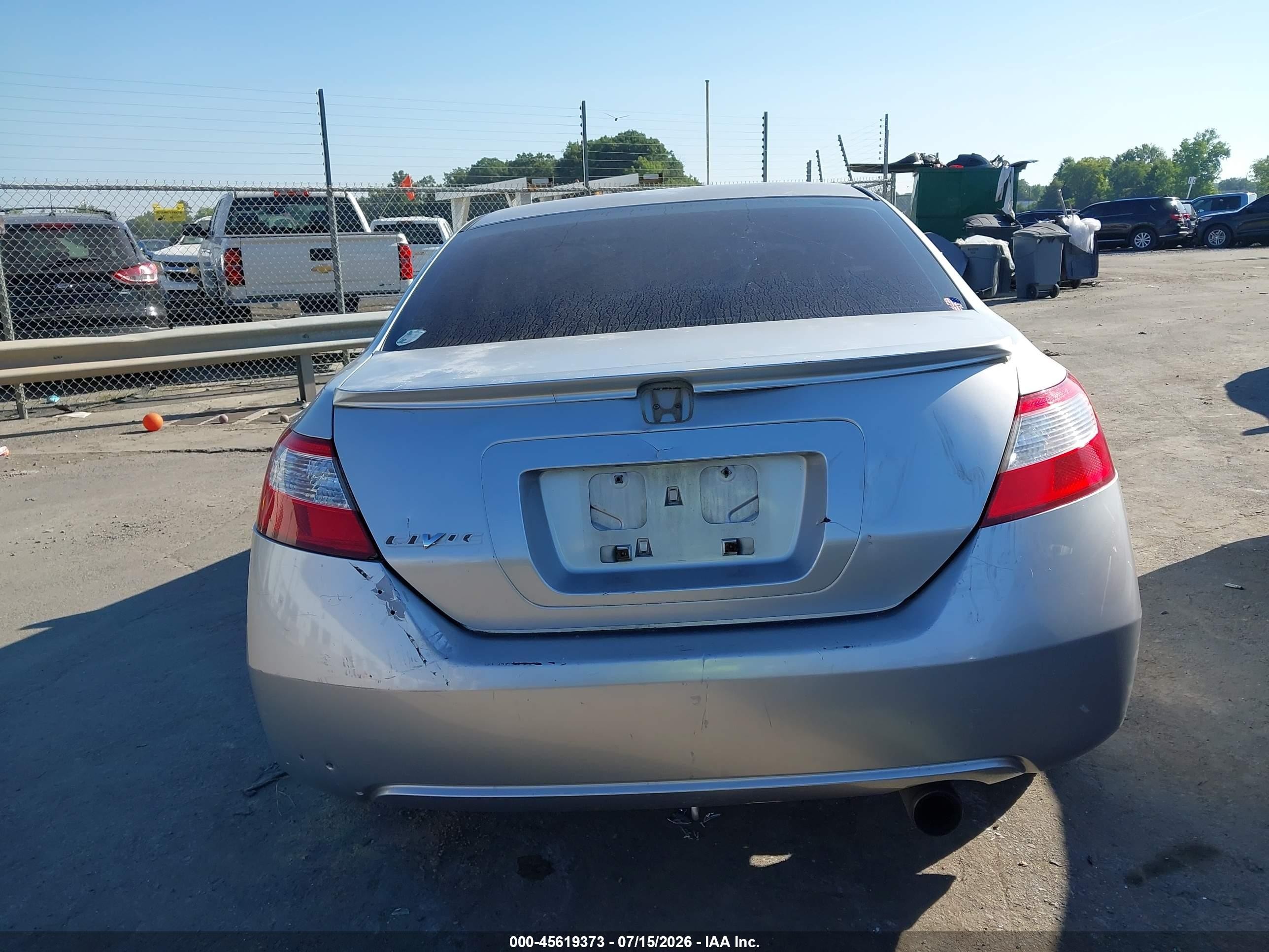 2007 Honda Civic Ex Gray vin: 2HGFG11847H552690