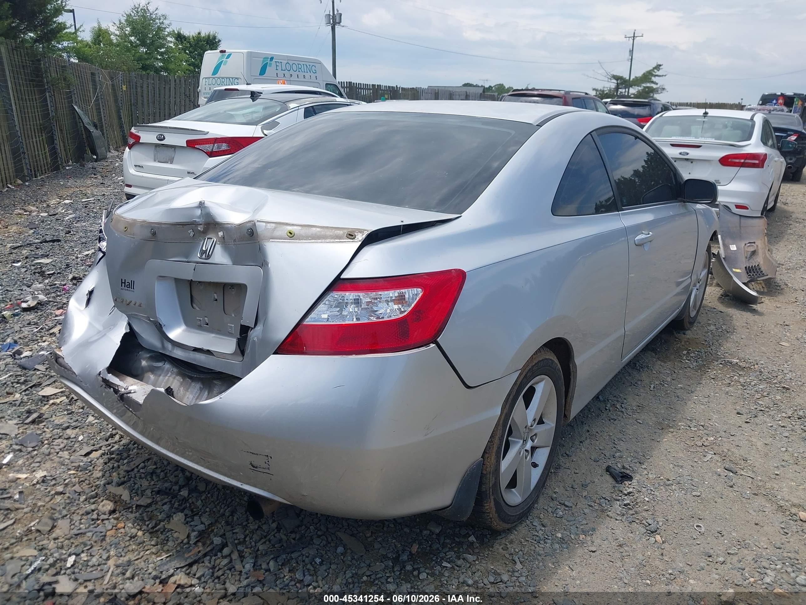 2008 Honda Civic Ex Silver vin: 2HGFG11848H560872