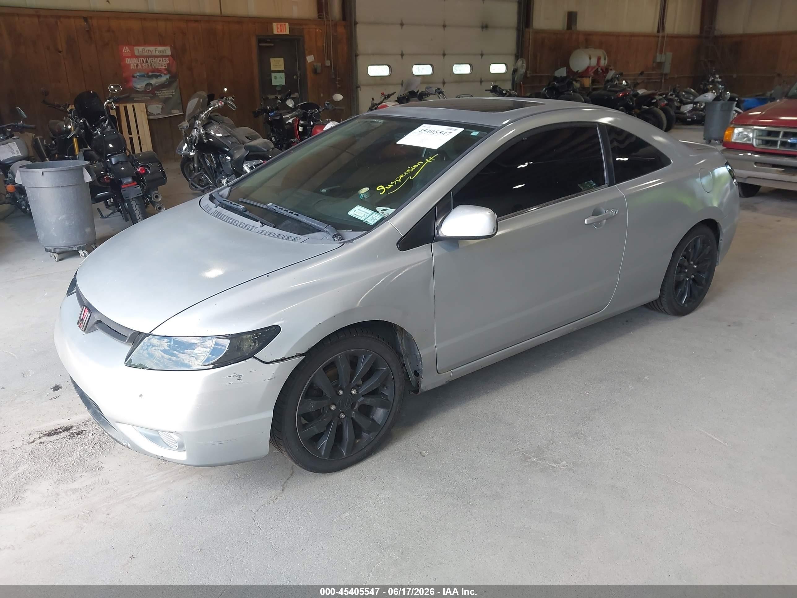 2006 Honda Civic Ex Gray vin: 2HGFG11856H521902