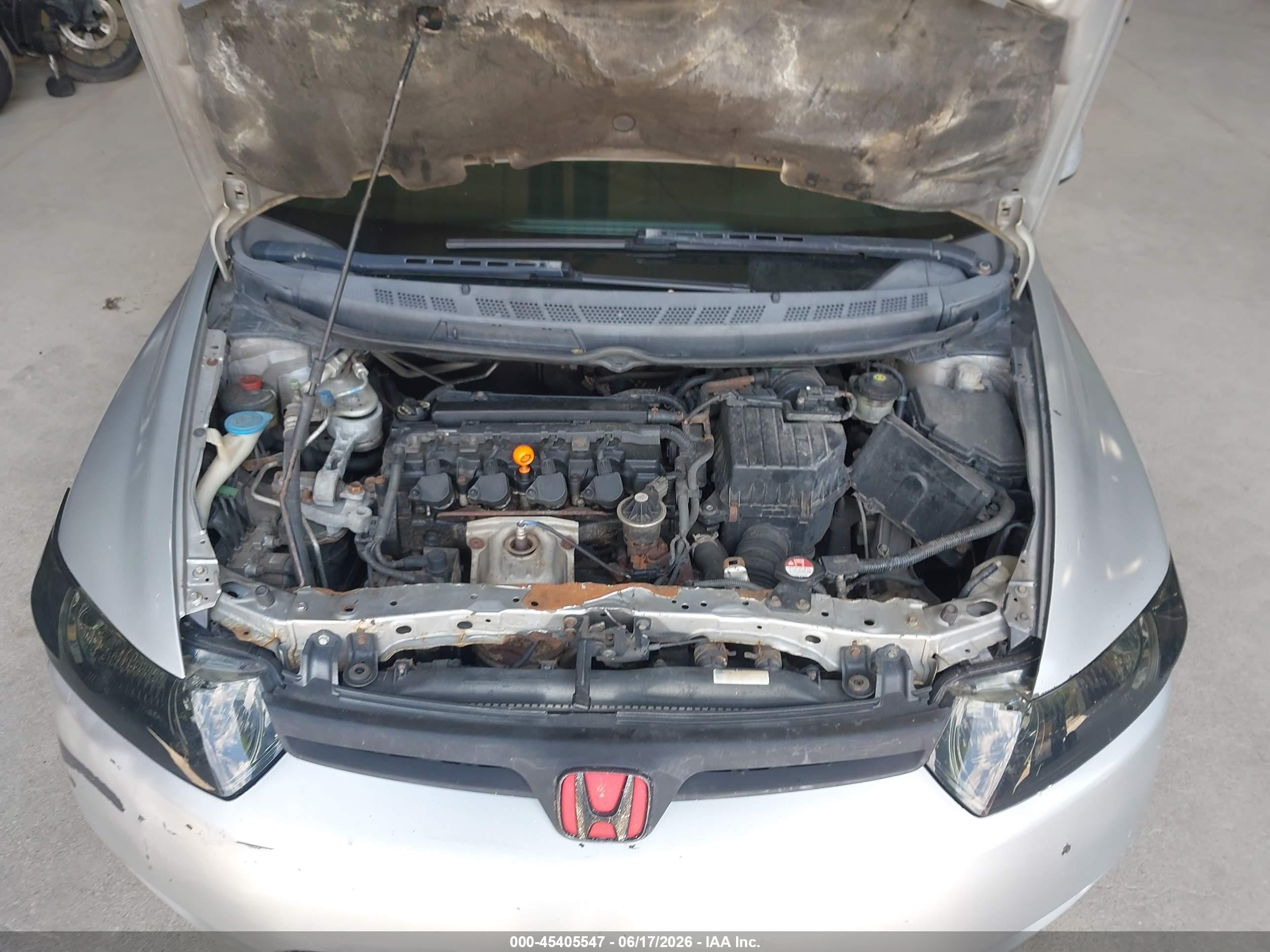 2006 Honda Civic Ex Gray vin: 2HGFG11856H521902