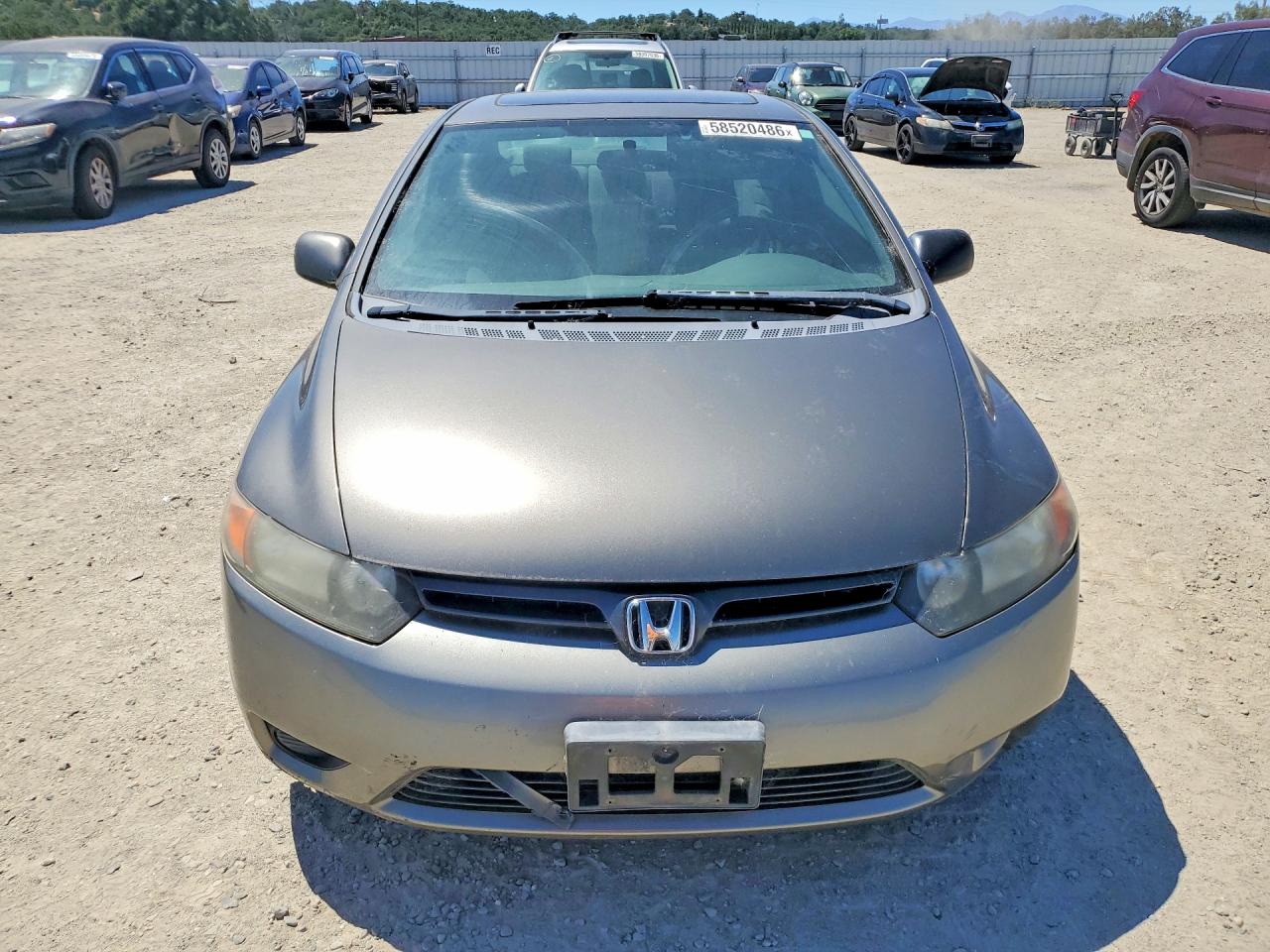 2007 Honda Civic Ex Gray vin: 2HGFG11857H563858