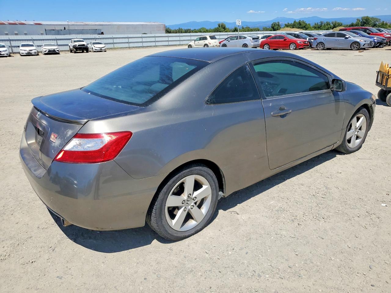 2007 Honda Civic Ex Gray vin: 2HGFG11857H563858