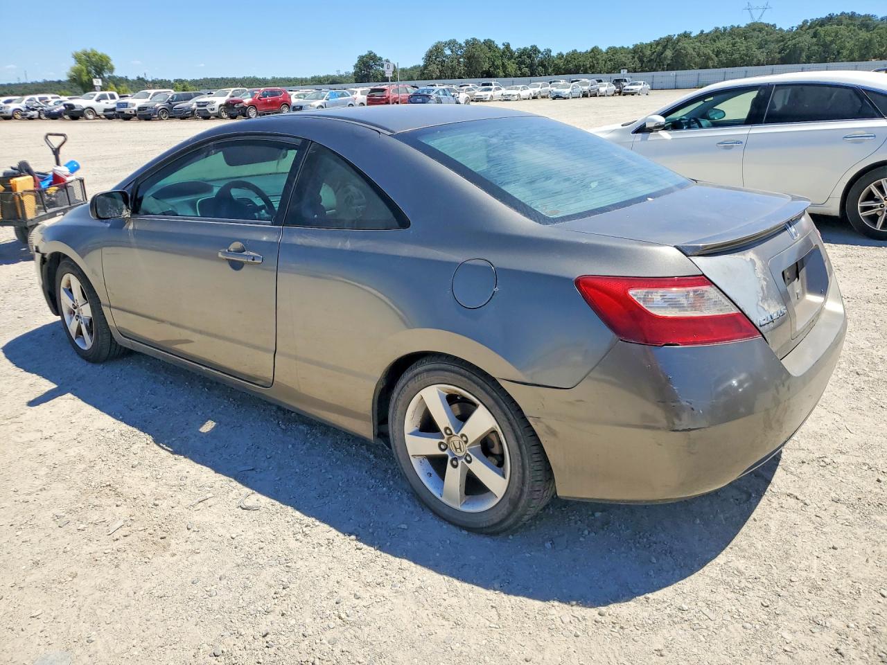 2007 Honda Civic Ex Gray vin: 2HGFG11857H563858