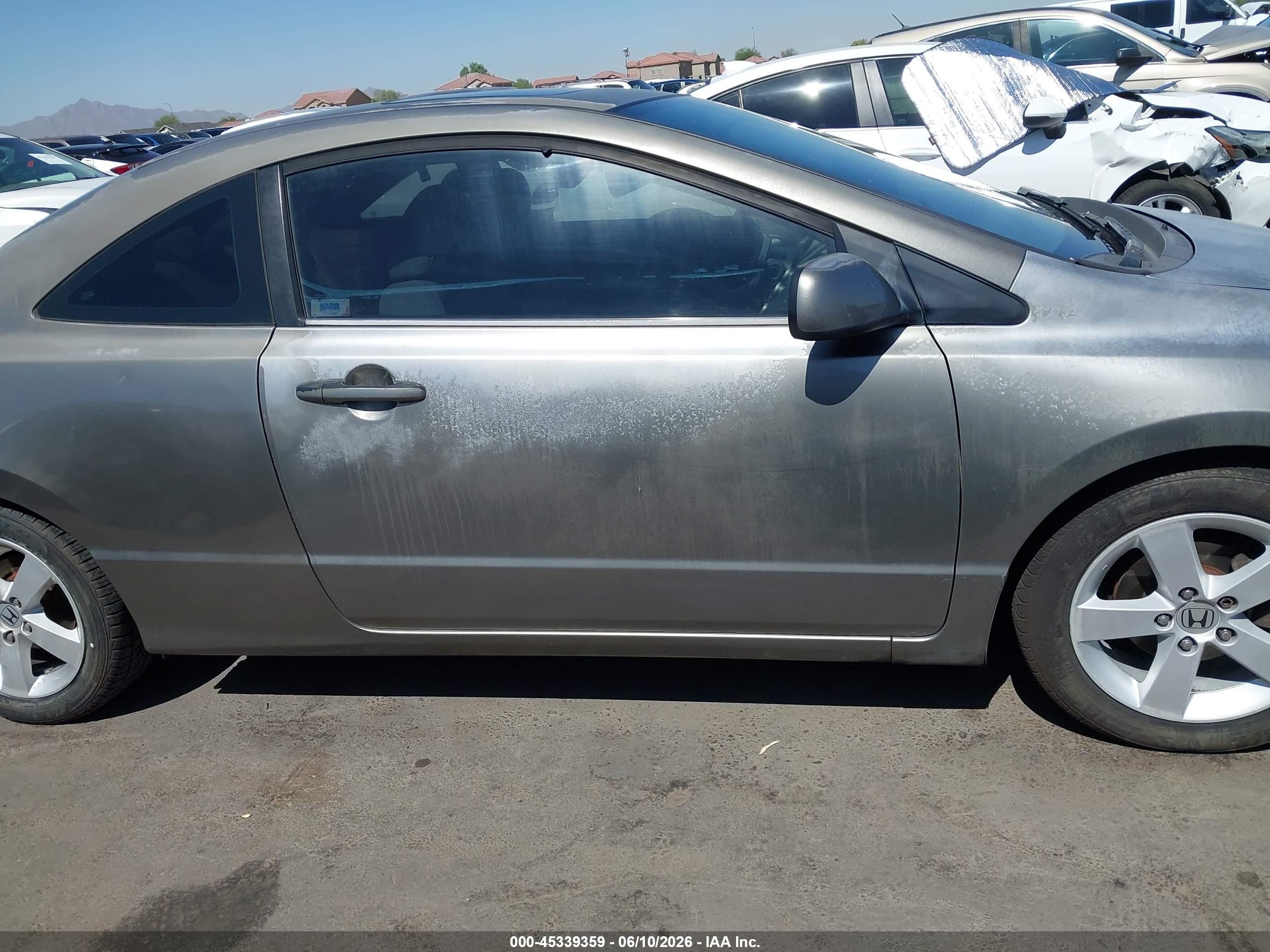 2006 Honda Civic Ex Gray vin: 2HGFG11876H506804