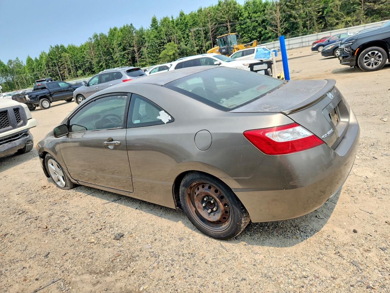 2007 Honda Civic Ex Brown vin: 2HGFG11877H517447