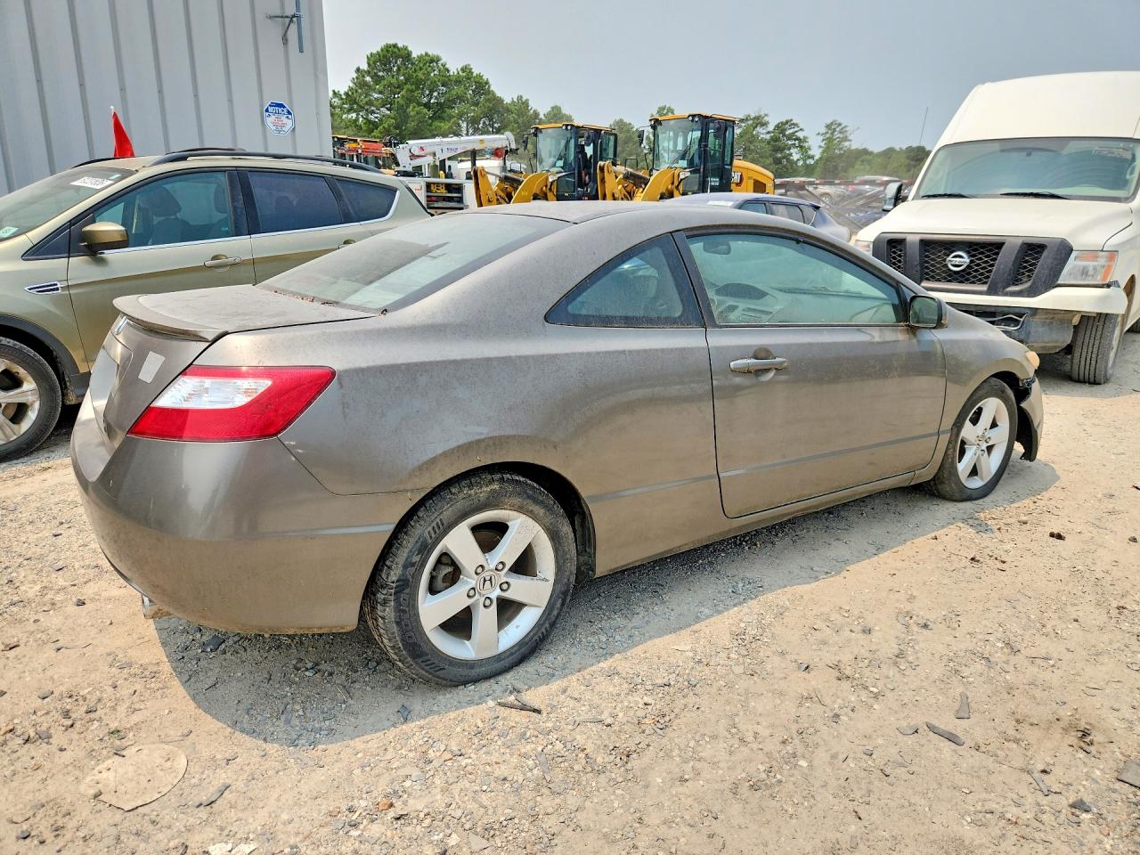 2007 Honda Civic Ex Brown vin: 2HGFG11877H517447