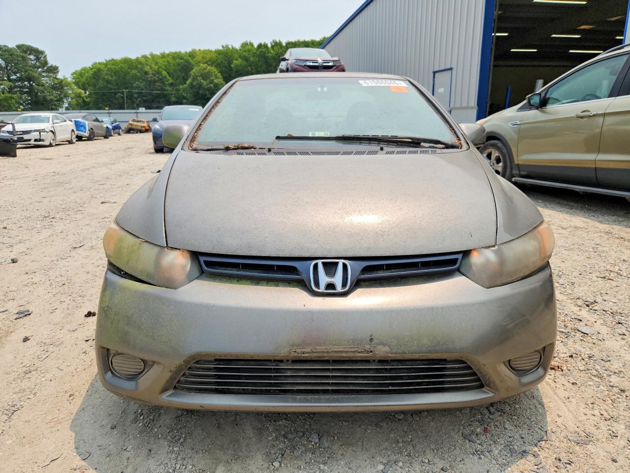 2007 Honda Civic Ex Brown vin: 2HGFG11877H517447