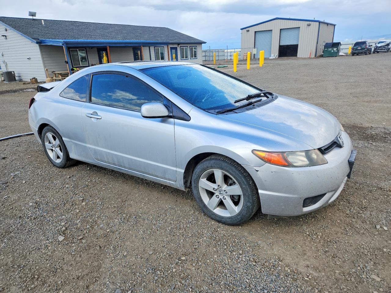 2007 Honda Civic Ex Gray vin: 2HGFG11877H524317