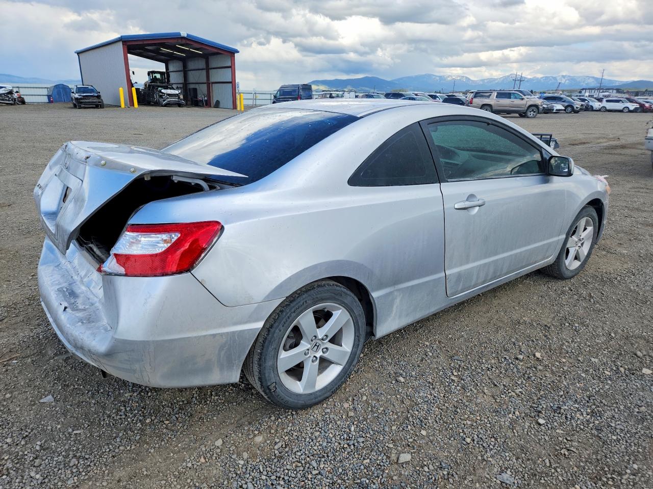 2007 Honda Civic Ex Gray vin: 2HGFG11877H524317
