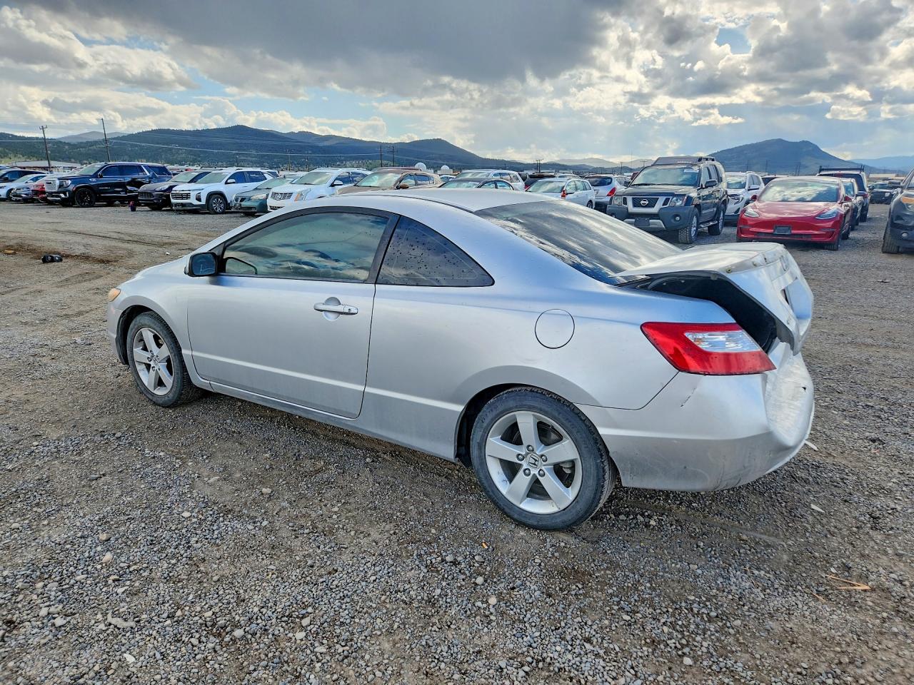 2007 Honda Civic Ex Gray vin: 2HGFG11877H524317