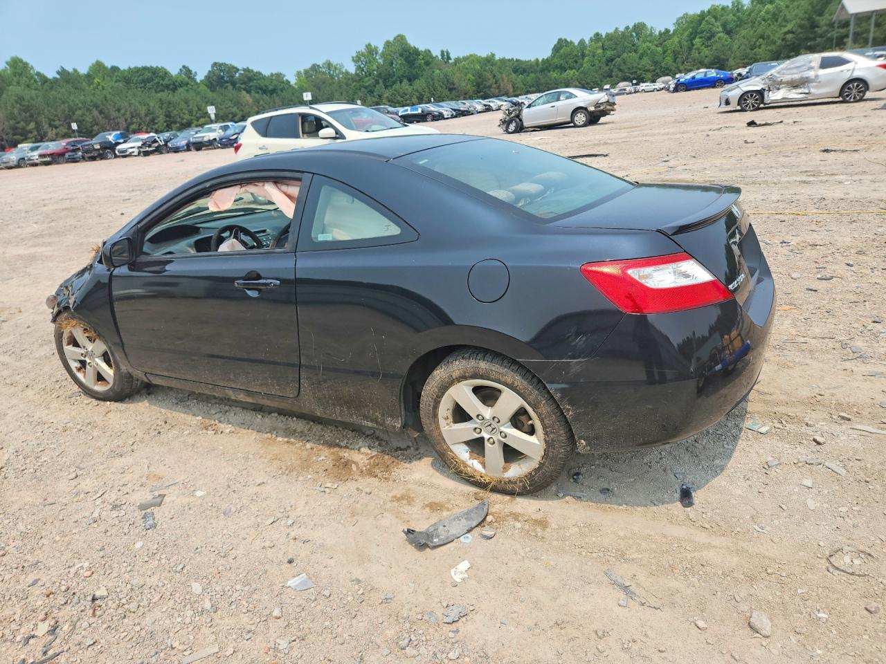 2008 Honda Civic Ex Black vin: 2HGFG11878H579660