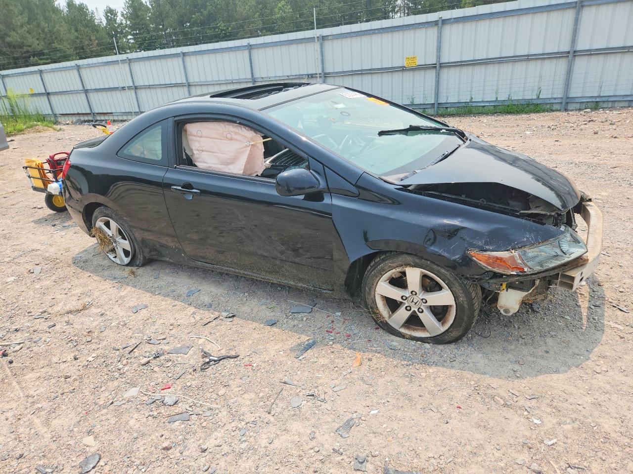 2008 Honda Civic Ex Black vin: 2HGFG11878H579660