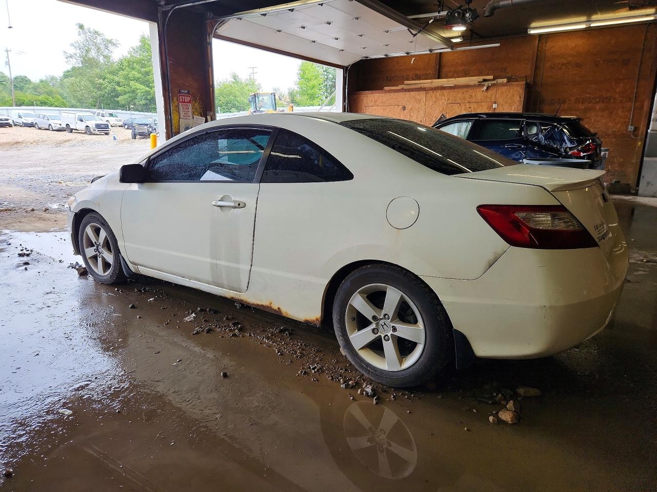 2006 Honda Civic Ex Белый vin: 2HGFG11886H501837