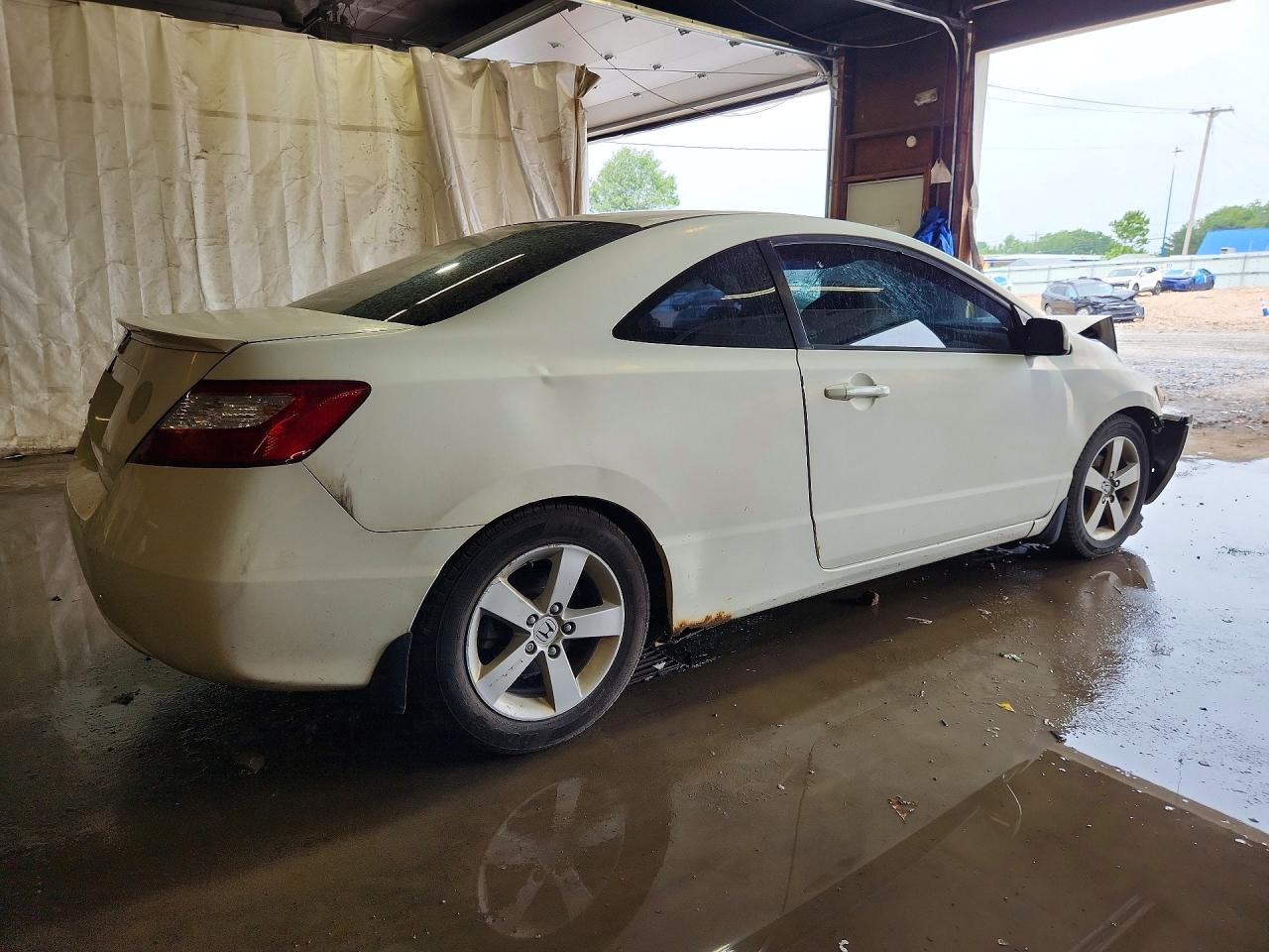 2006 Honda Civic Ex Белый vin: 2HGFG11886H501837