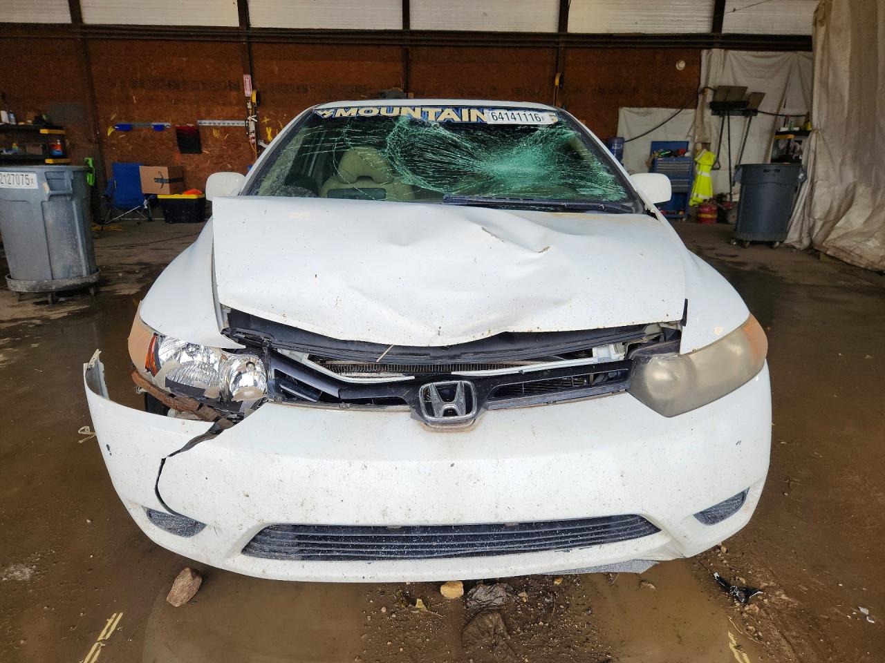 2006 Honda Civic Ex Белый vin: 2HGFG11886H501837