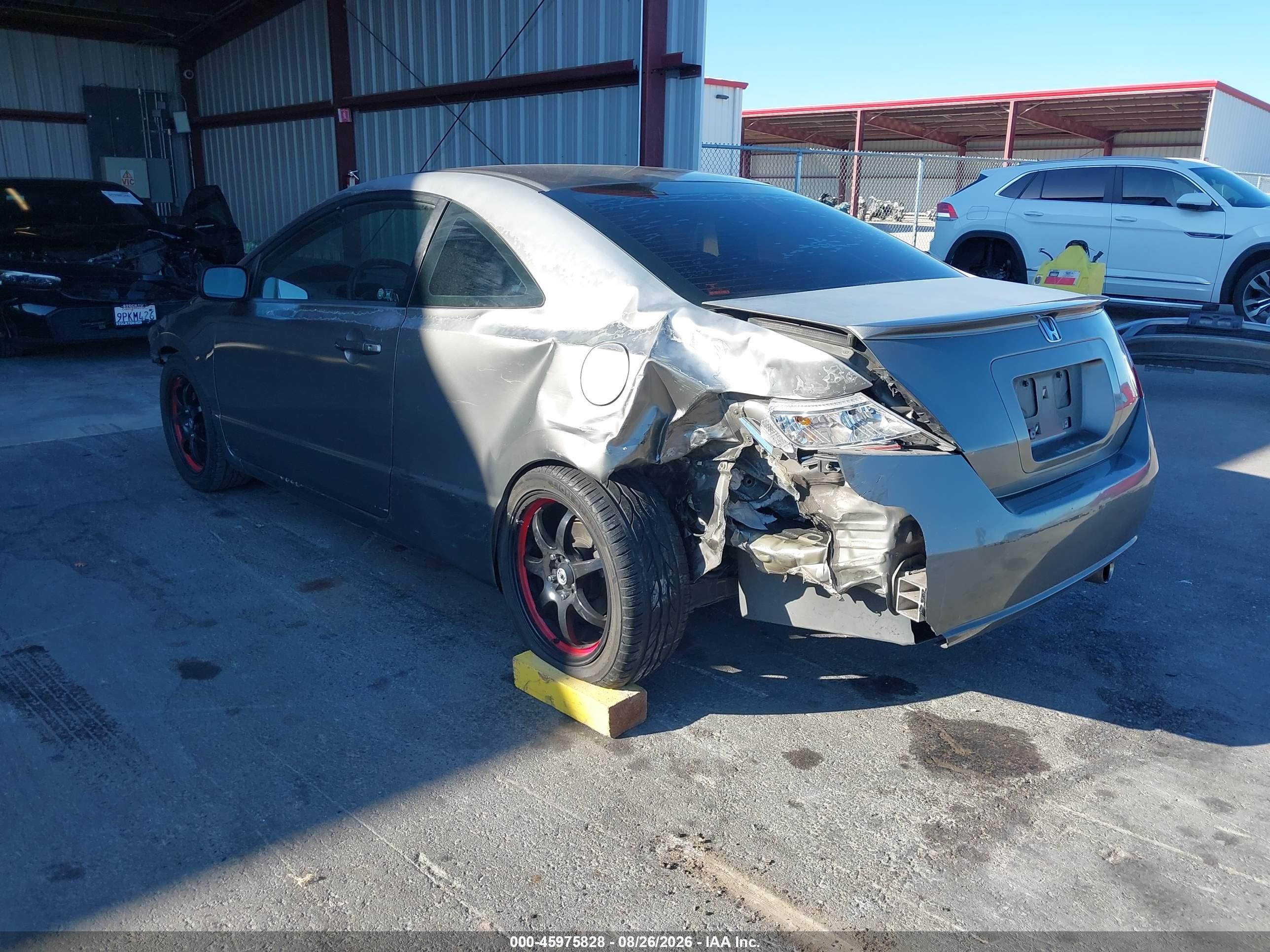 2006 Honda Civic Ex Gray vin: 2HGFG11886H523160