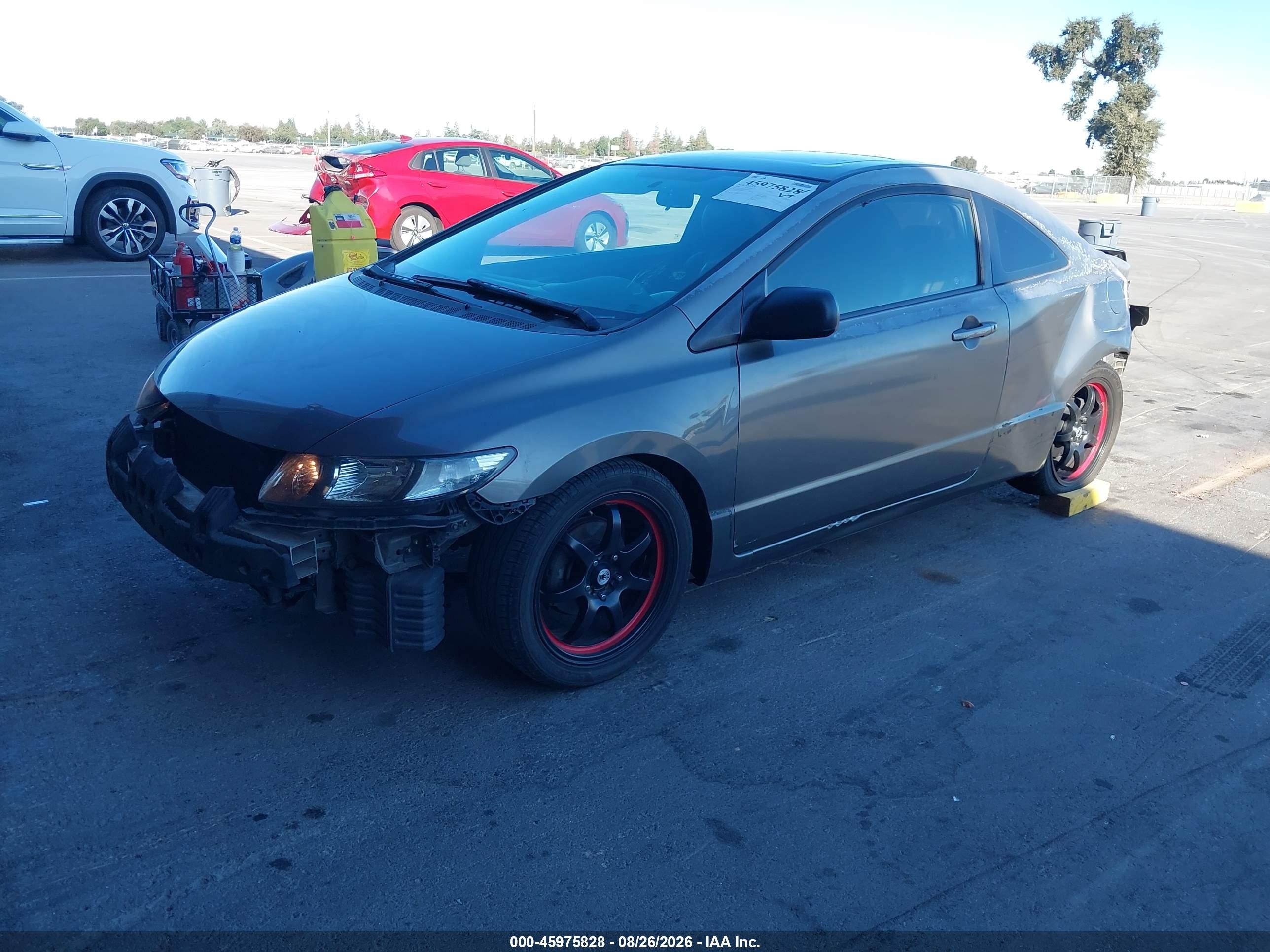 2006 Honda Civic Ex Gray vin: 2HGFG11886H523160
