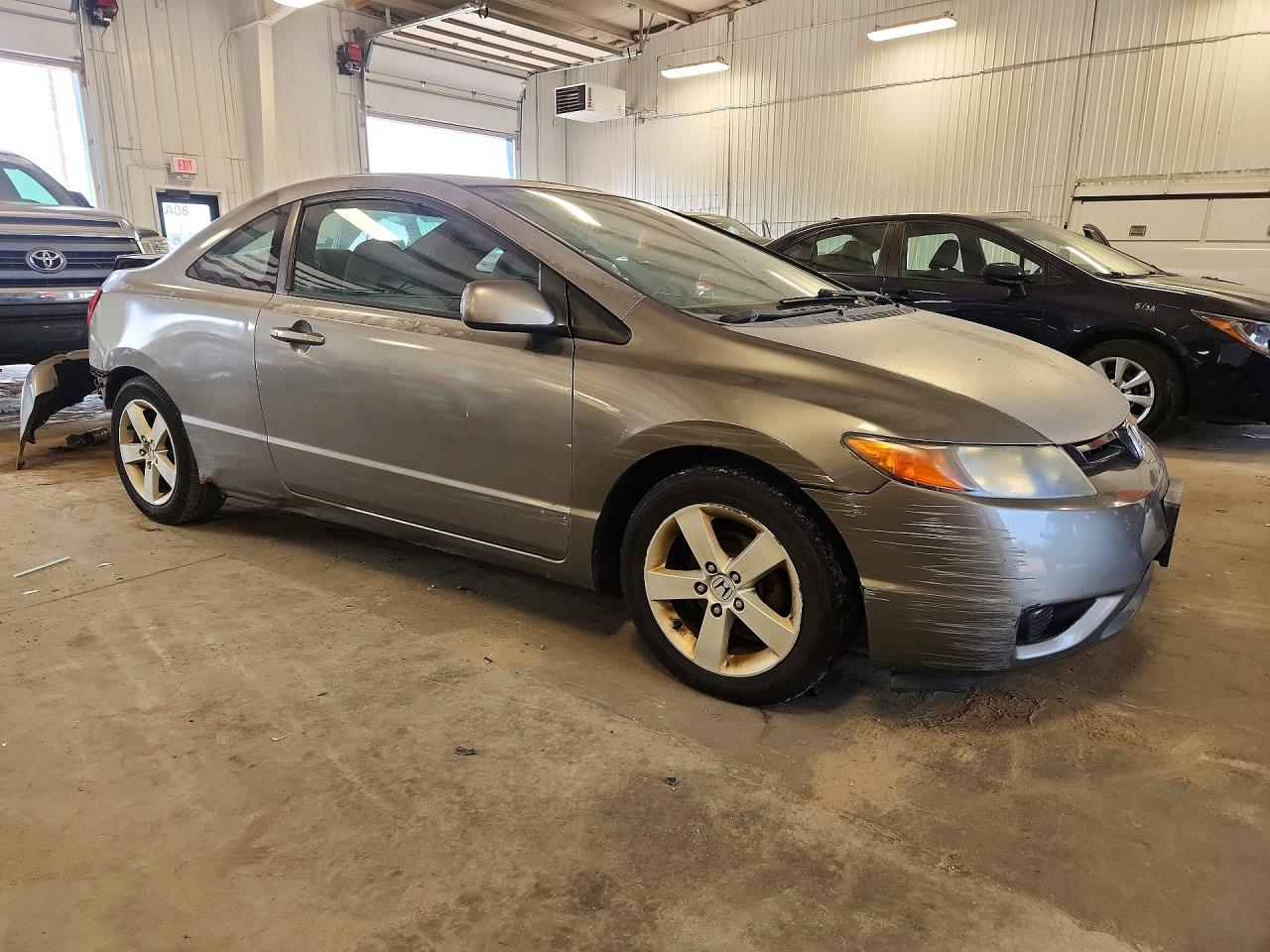 2007 Honda Civic Ex Gray vin: 2HGFG11887H507610