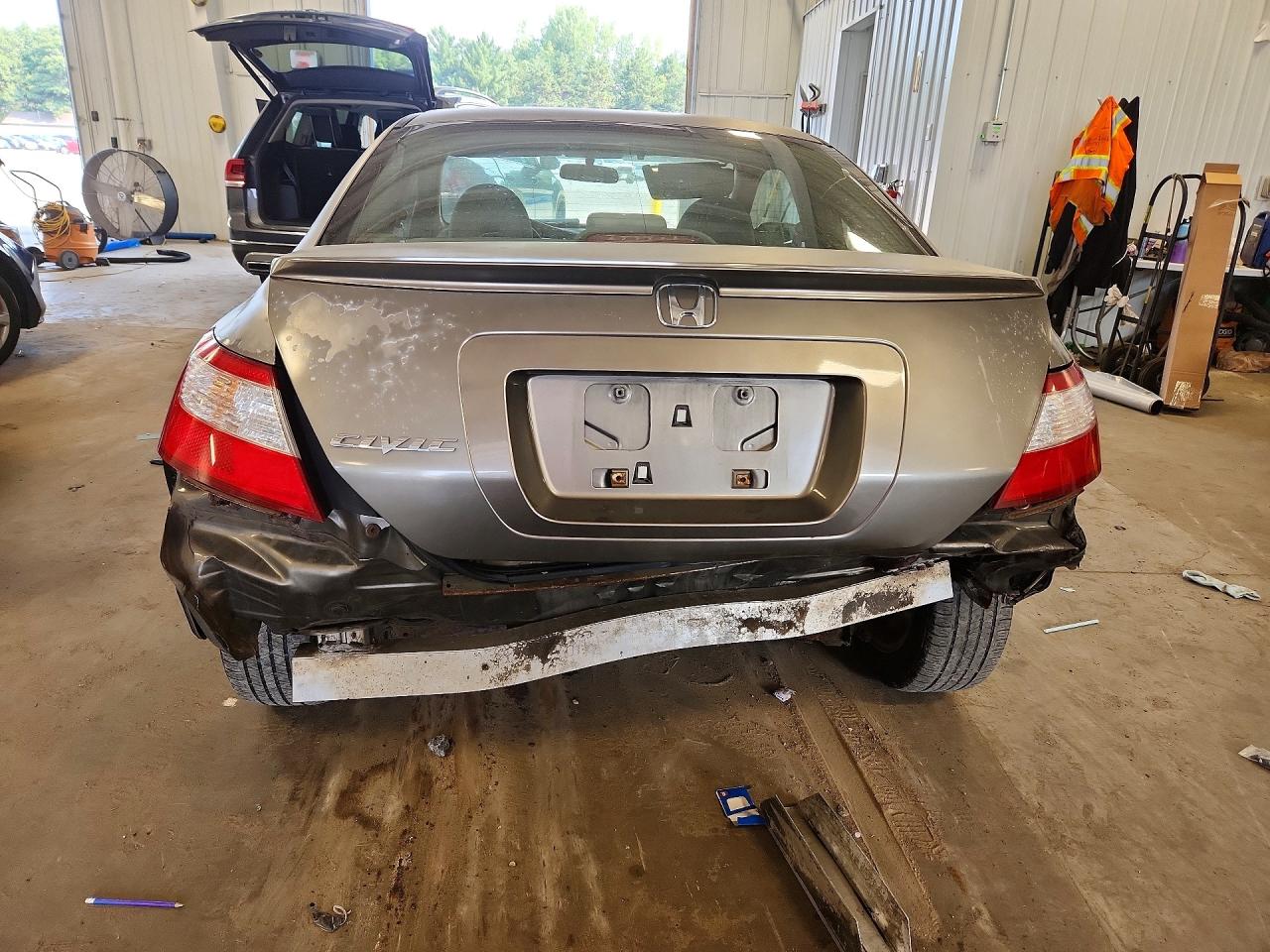 2007 Honda Civic Ex Gray vin: 2HGFG11887H507610