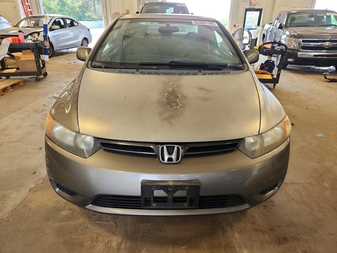 2007 Honda Civic Ex Gray vin: 2HGFG11887H507610