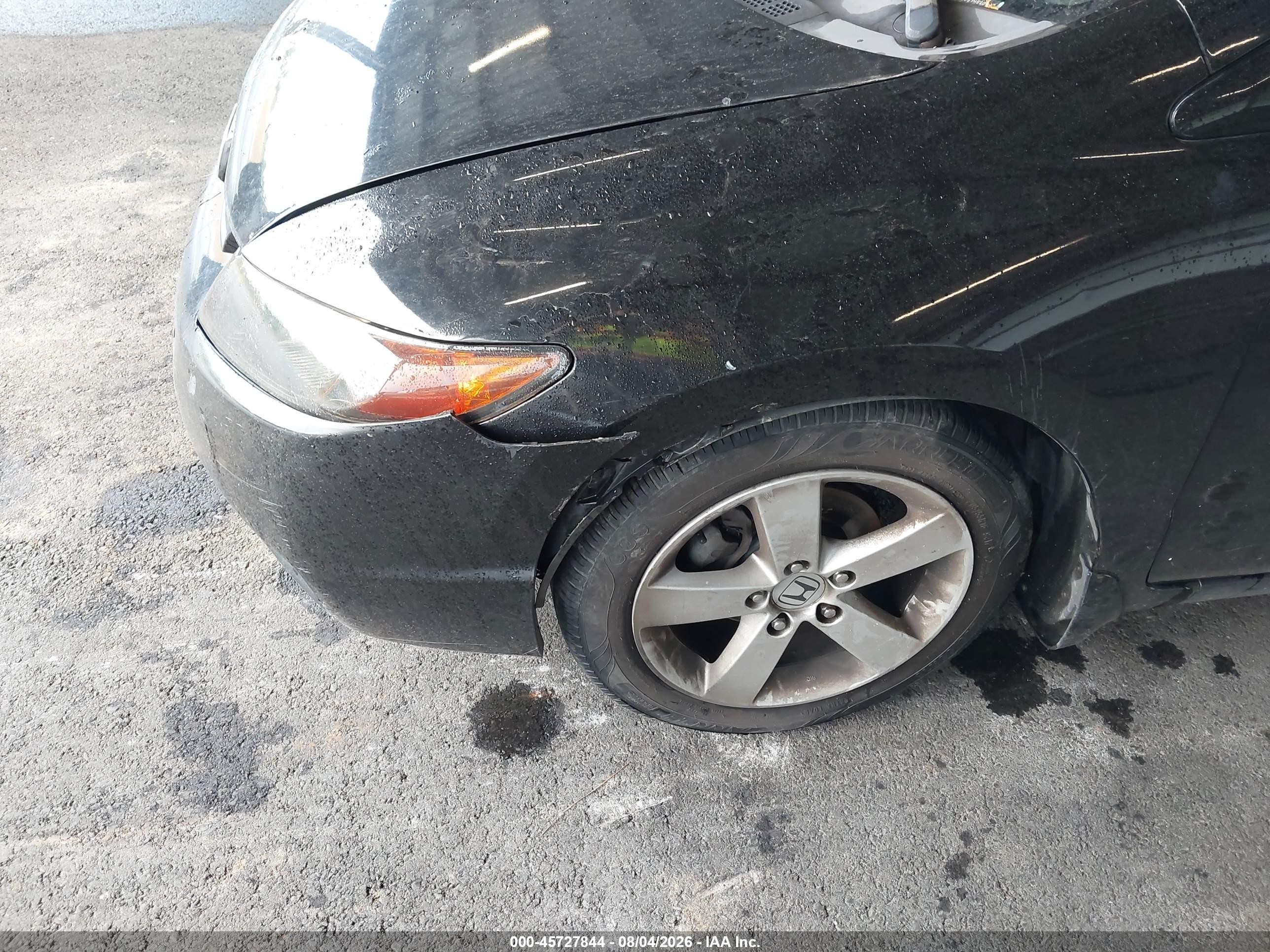 2007 Honda Civic Ex Black vin: 2HGFG11887H540767