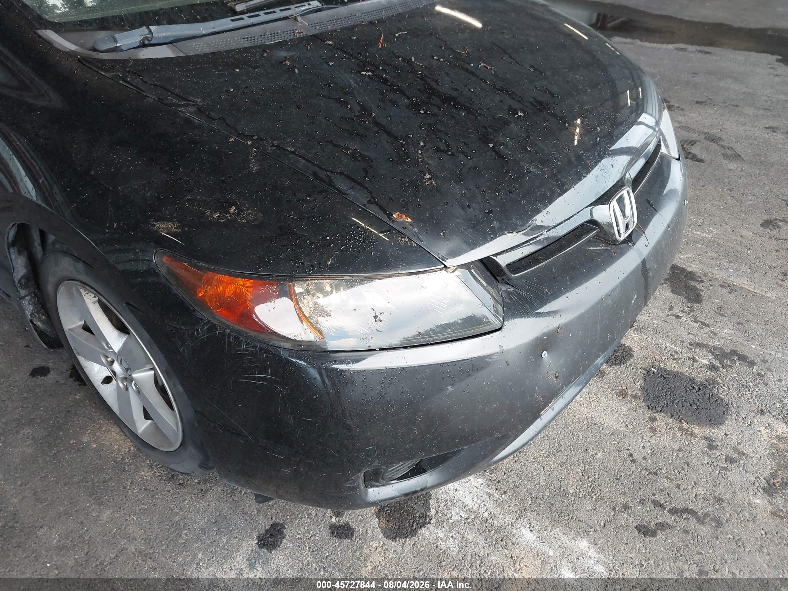 2007 Honda Civic Ex Black vin: 2HGFG11887H540767