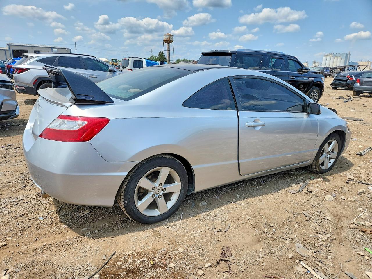 2007 Honda Civic Ex Silver vin: 2HGFG11887H567466