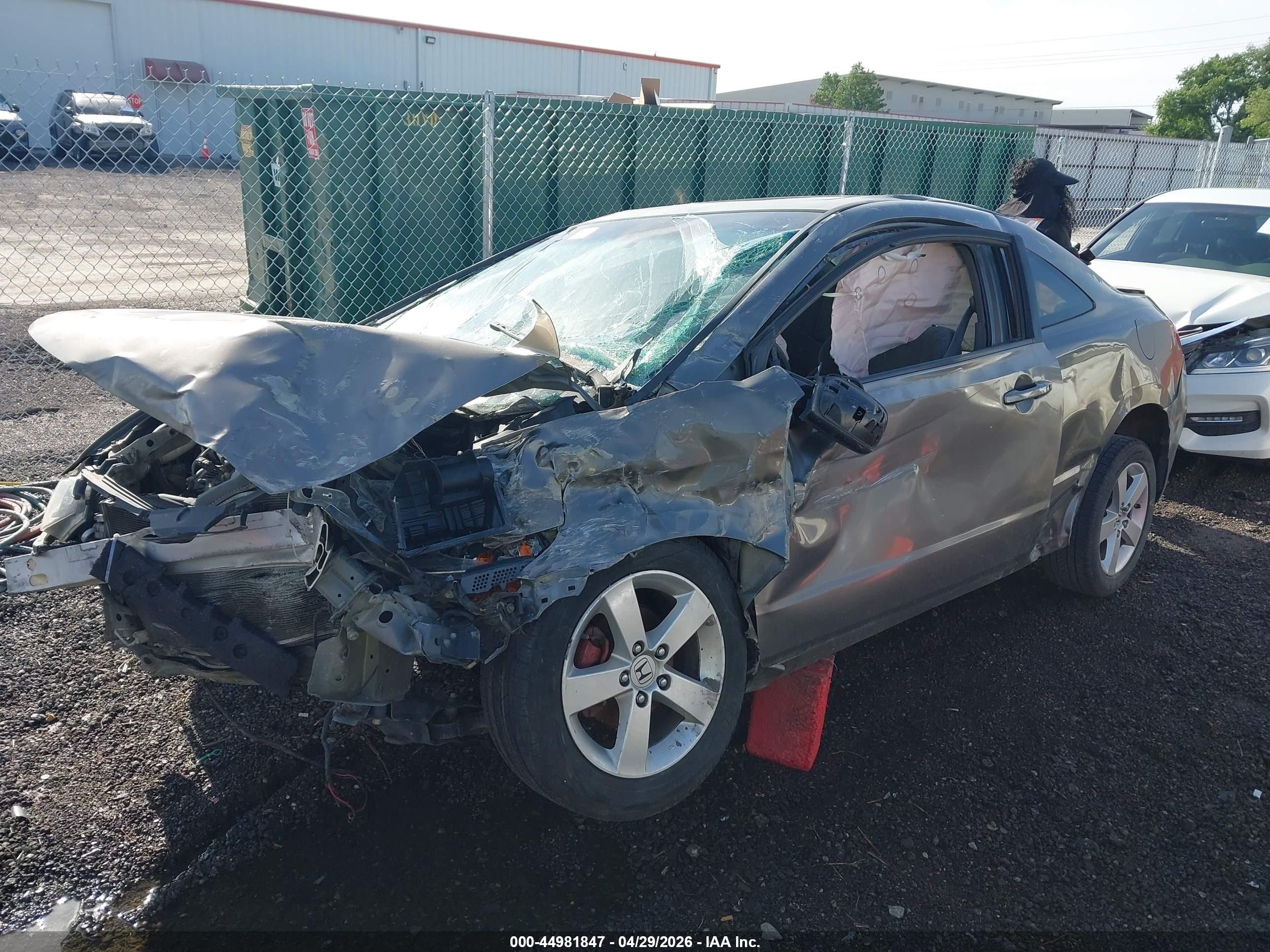 2008 Honda Civic Ex Gray vin: 2HGFG11888H562737