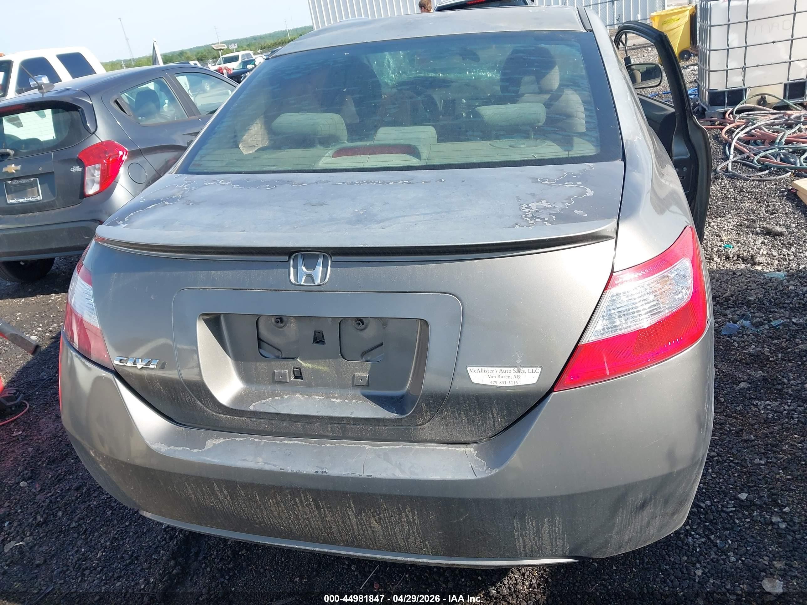 2008 Honda Civic Ex Gray vin: 2HGFG11888H562737
