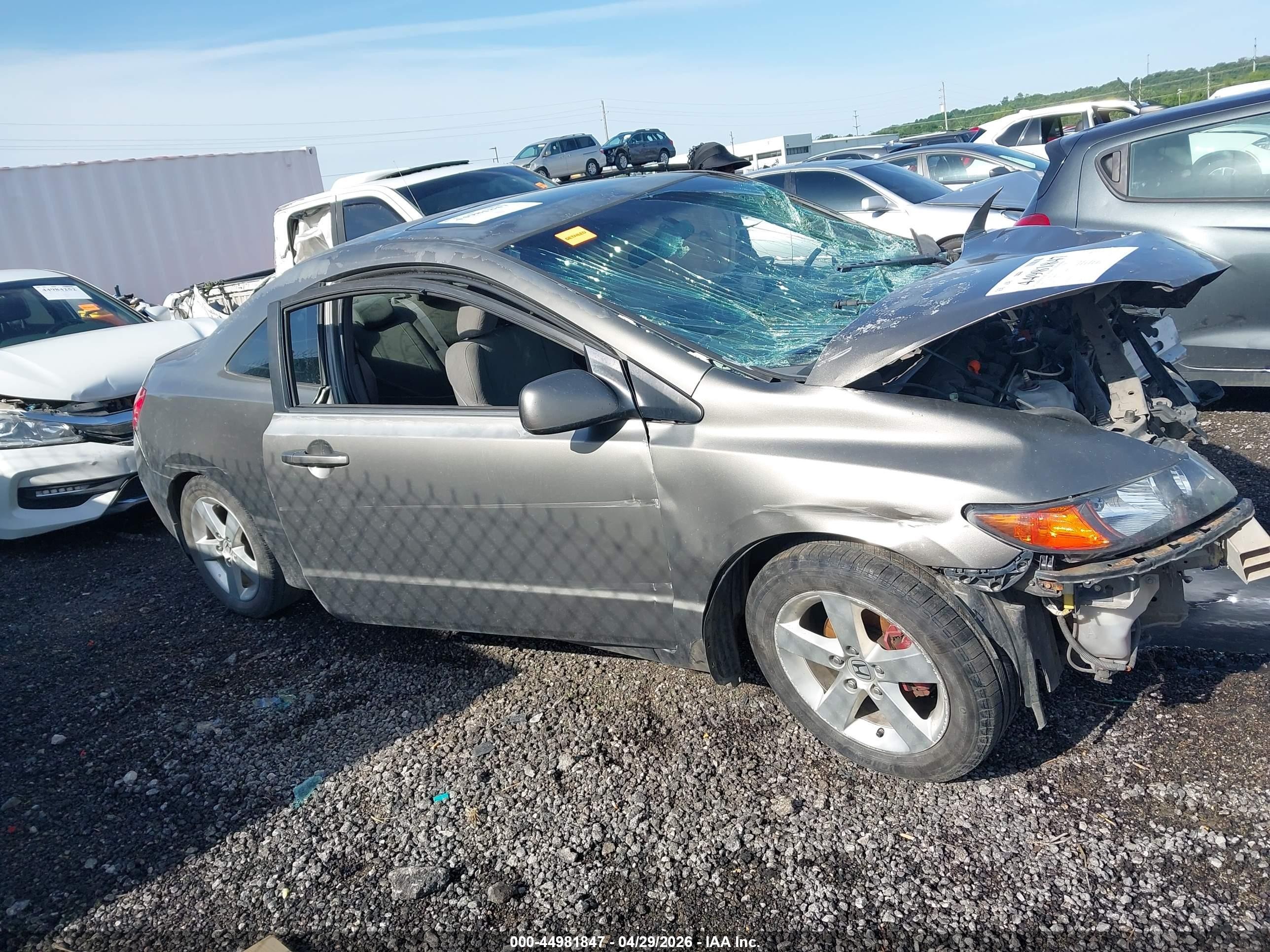 2008 Honda Civic Ex Gray vin: 2HGFG11888H562737