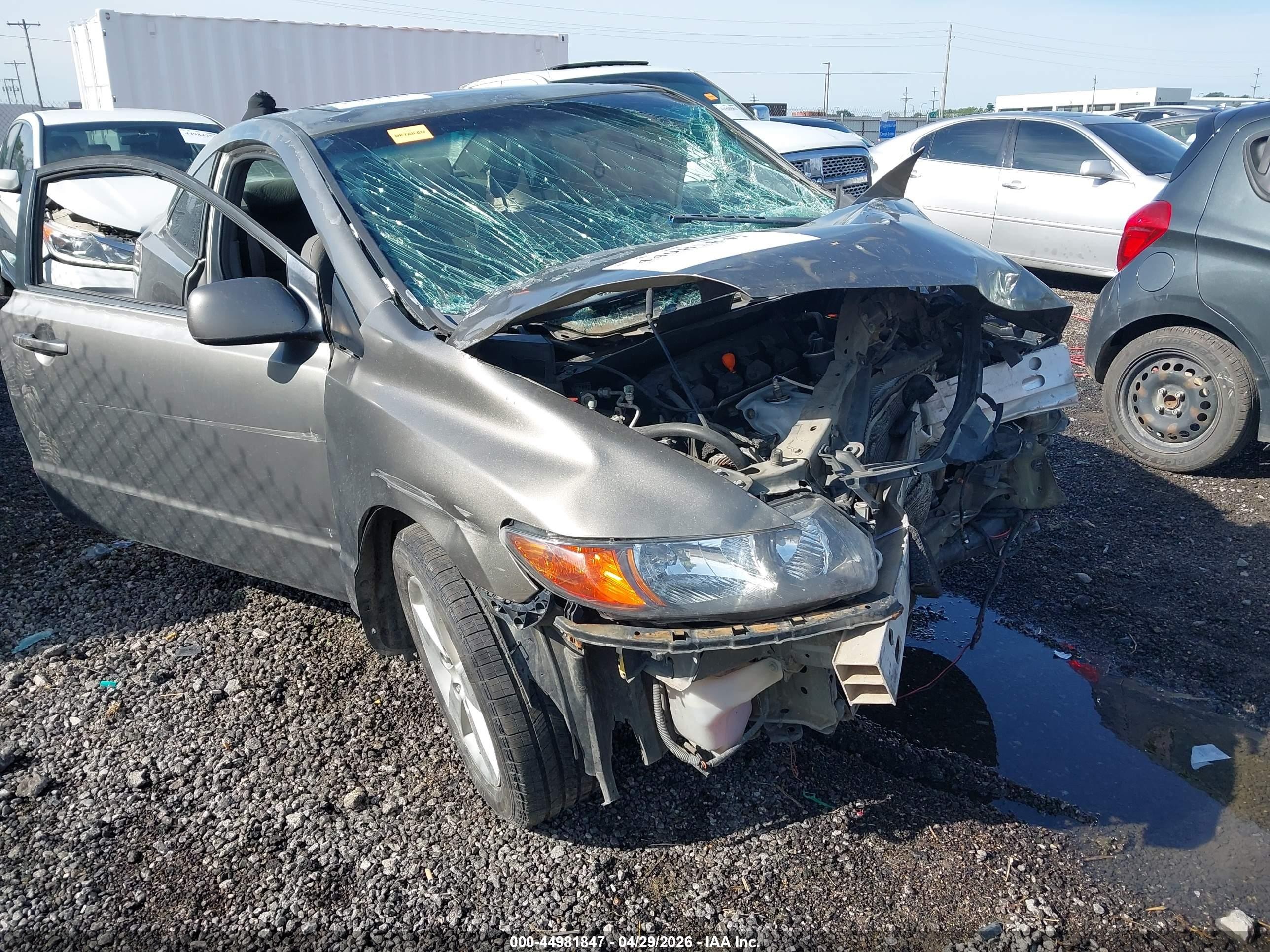 2008 Honda Civic Ex Gray vin: 2HGFG11888H562737