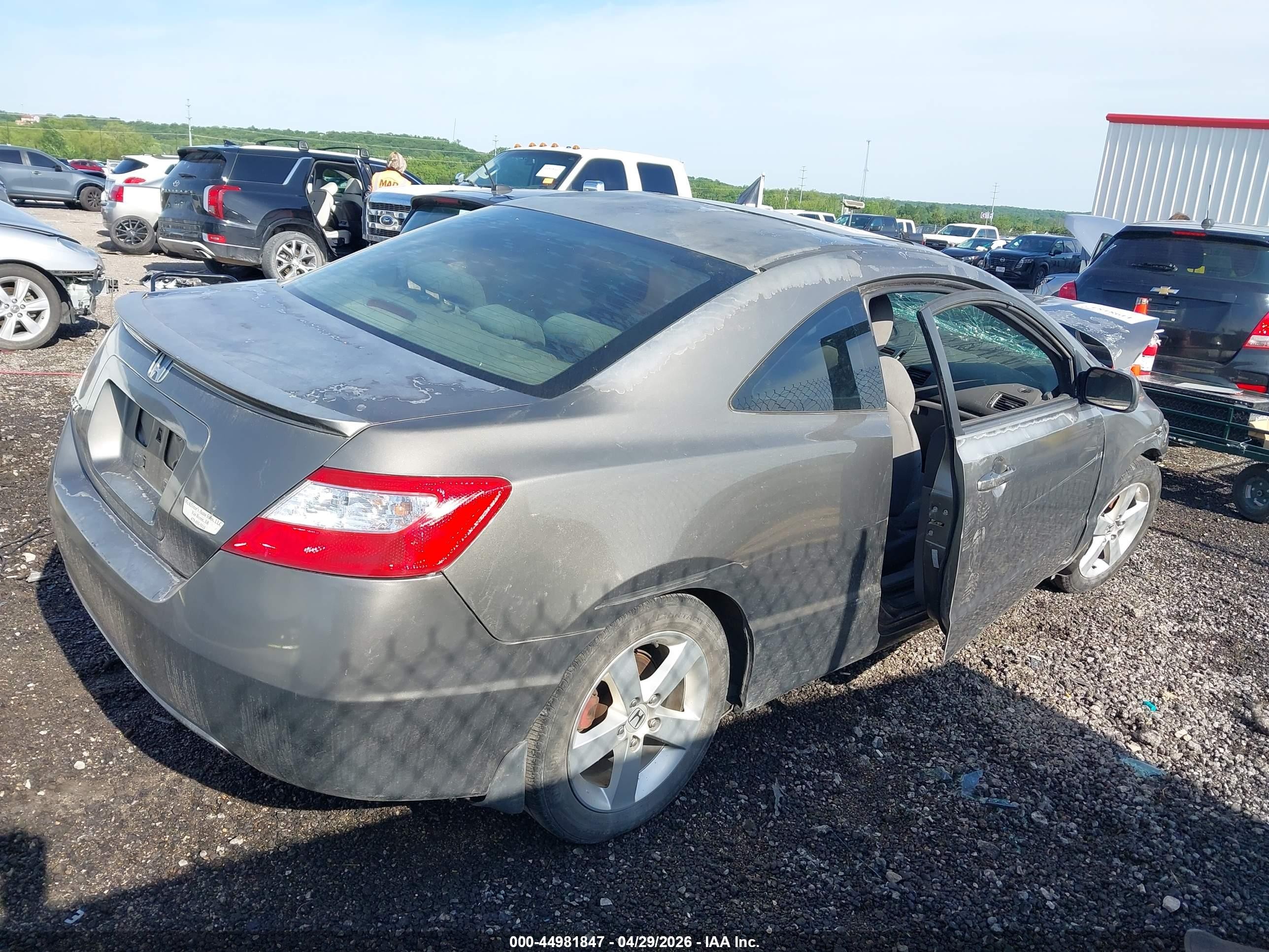 2008 Honda Civic Ex Gray vin: 2HGFG11888H562737