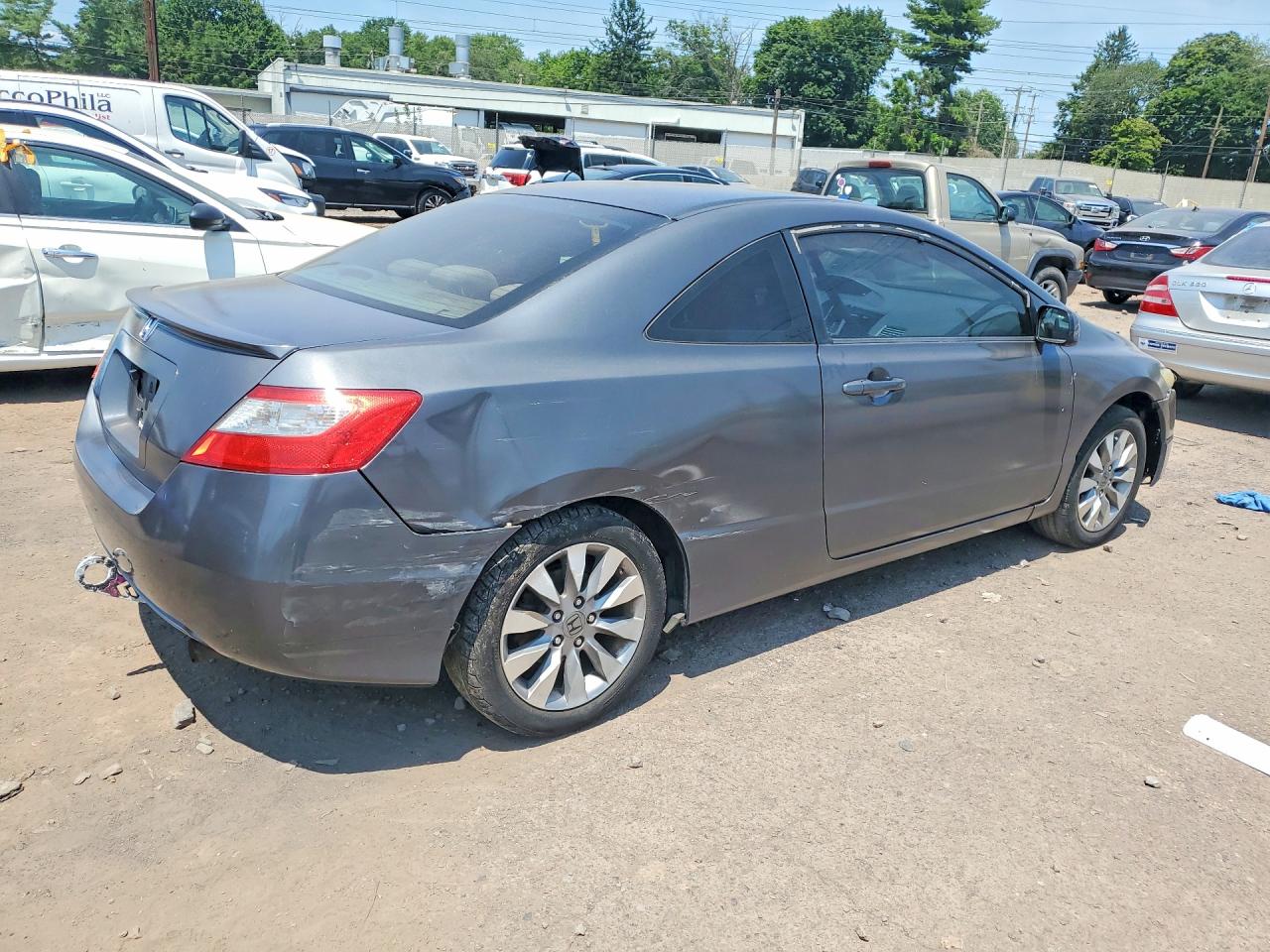 2009 Honda Civic Ex Gray vin: 2HGFG11889H507335