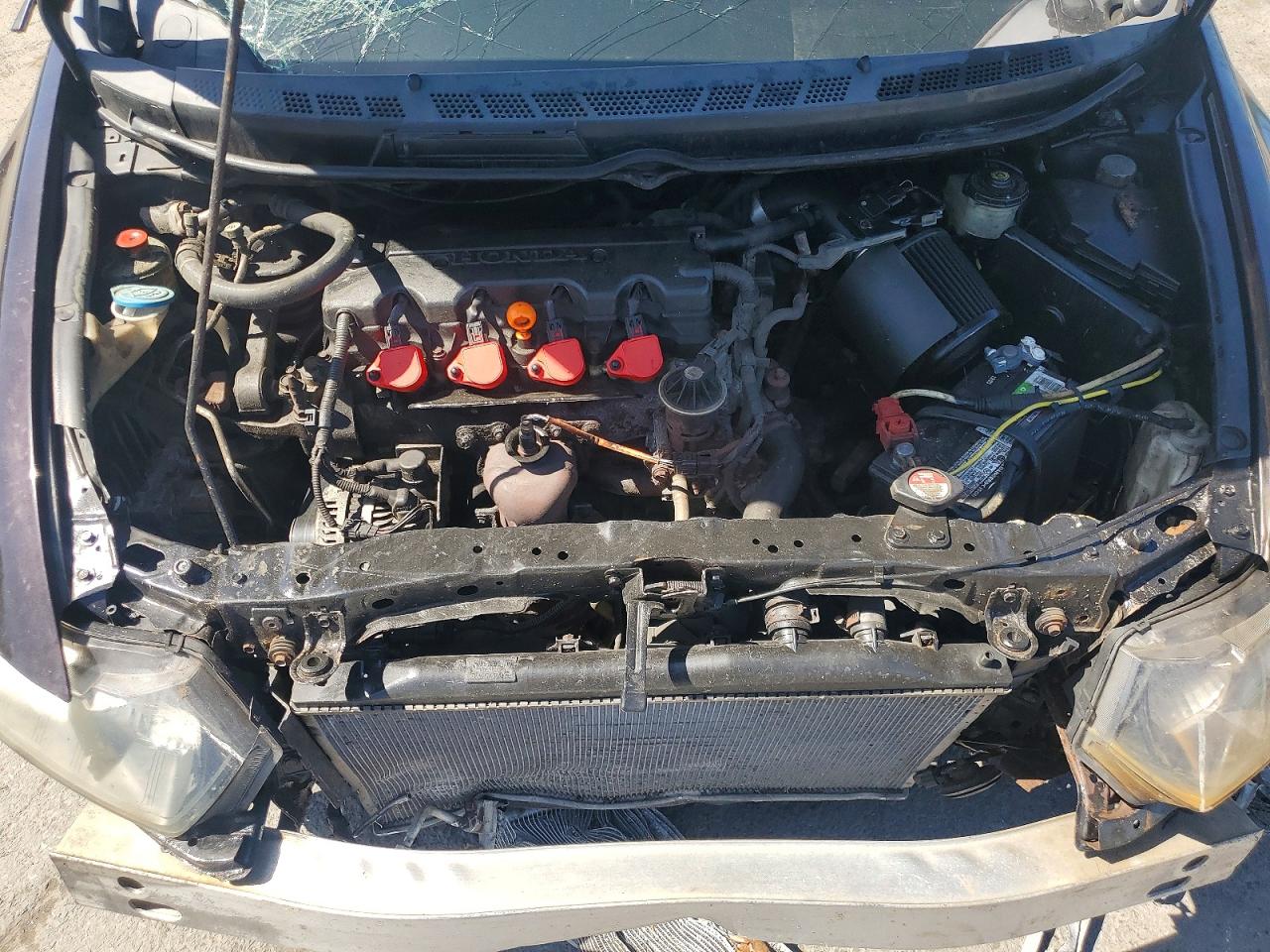 2009 Honda Civic Ex Brown vin: 2HGFG11889H525639