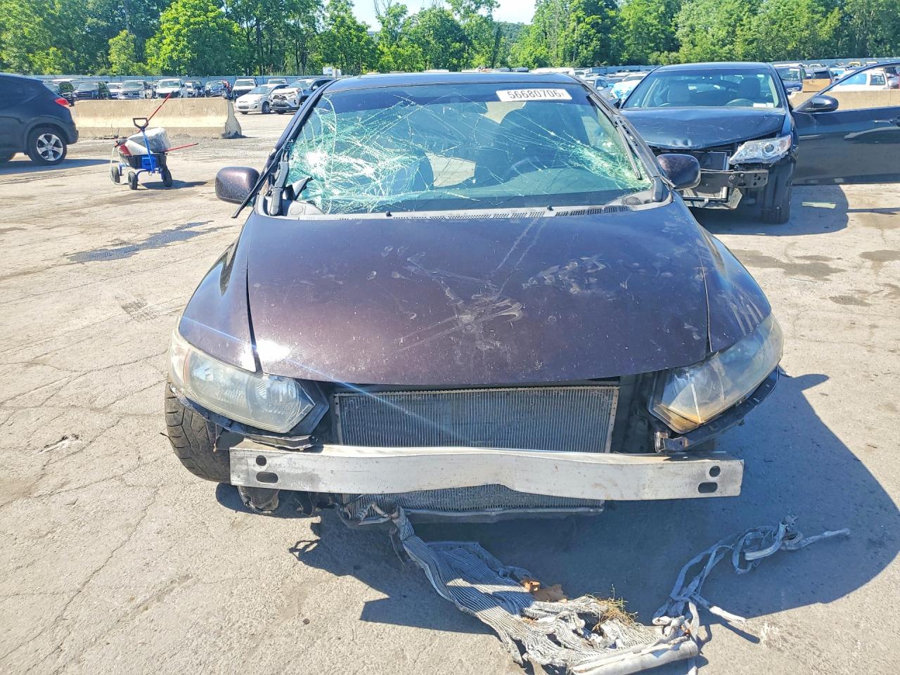 2009 Honda Civic Ex Brown vin: 2HGFG11889H525639
