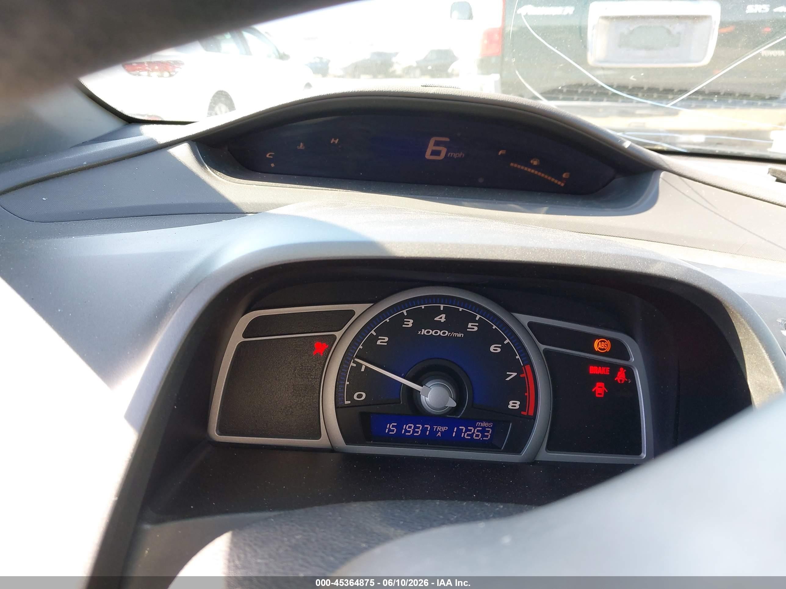 2006 Honda Civic Ex Blue vin: 2HGFG11896H508912