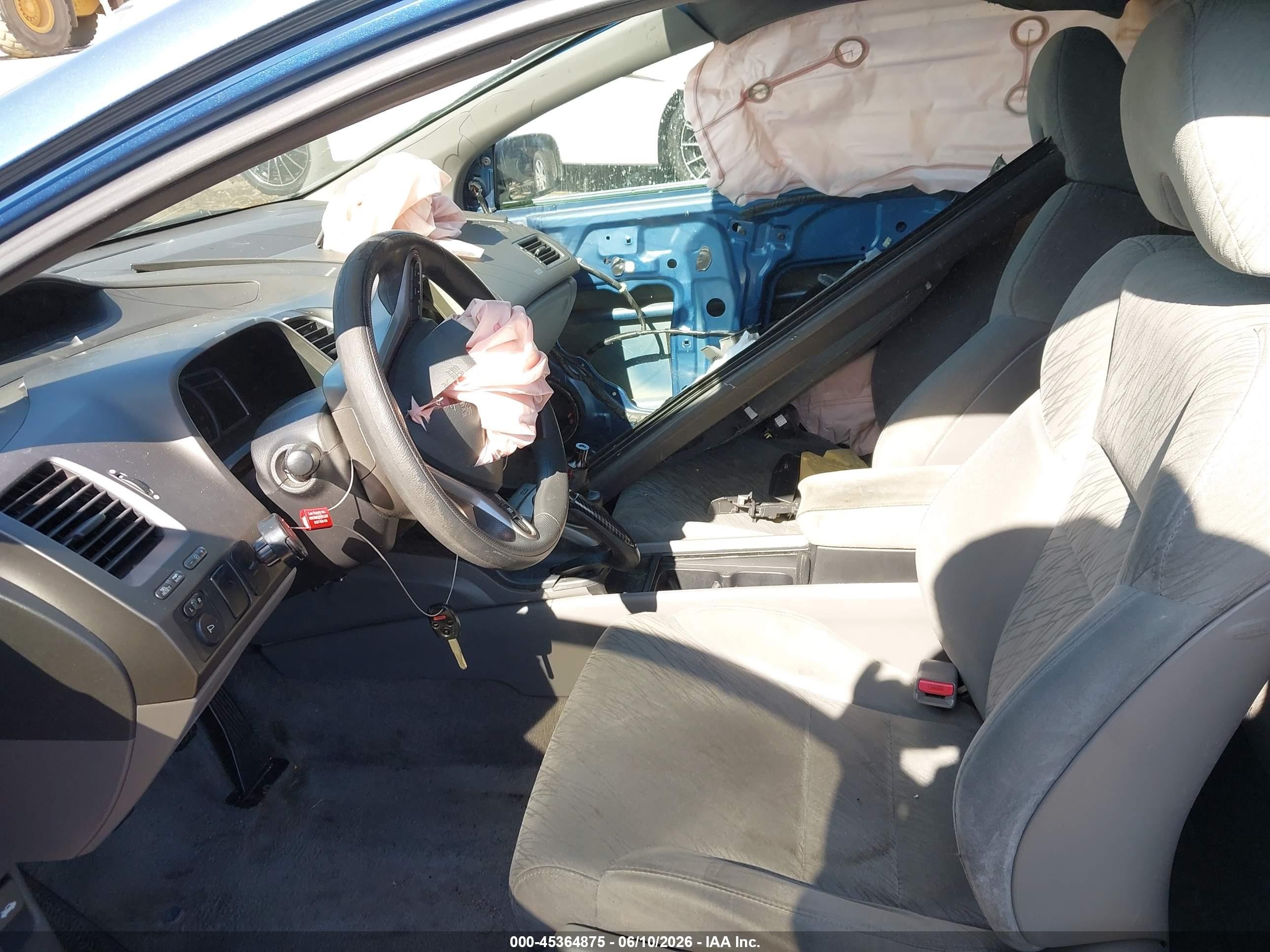 2006 Honda Civic Ex Blue vin: 2HGFG11896H508912
