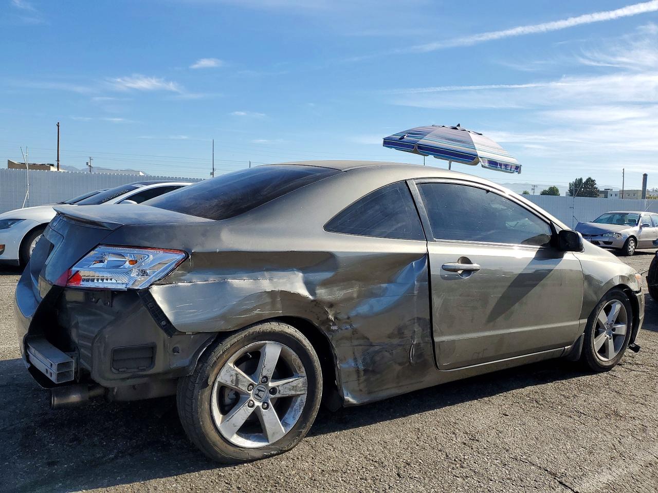 2006 Honda Civic Ex Gray vin: 2HGFG11896H570908