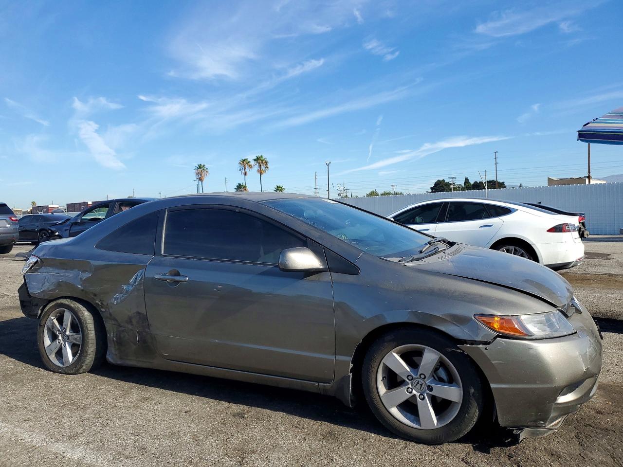 2006 Honda Civic Ex Gray vin: 2HGFG11896H570908