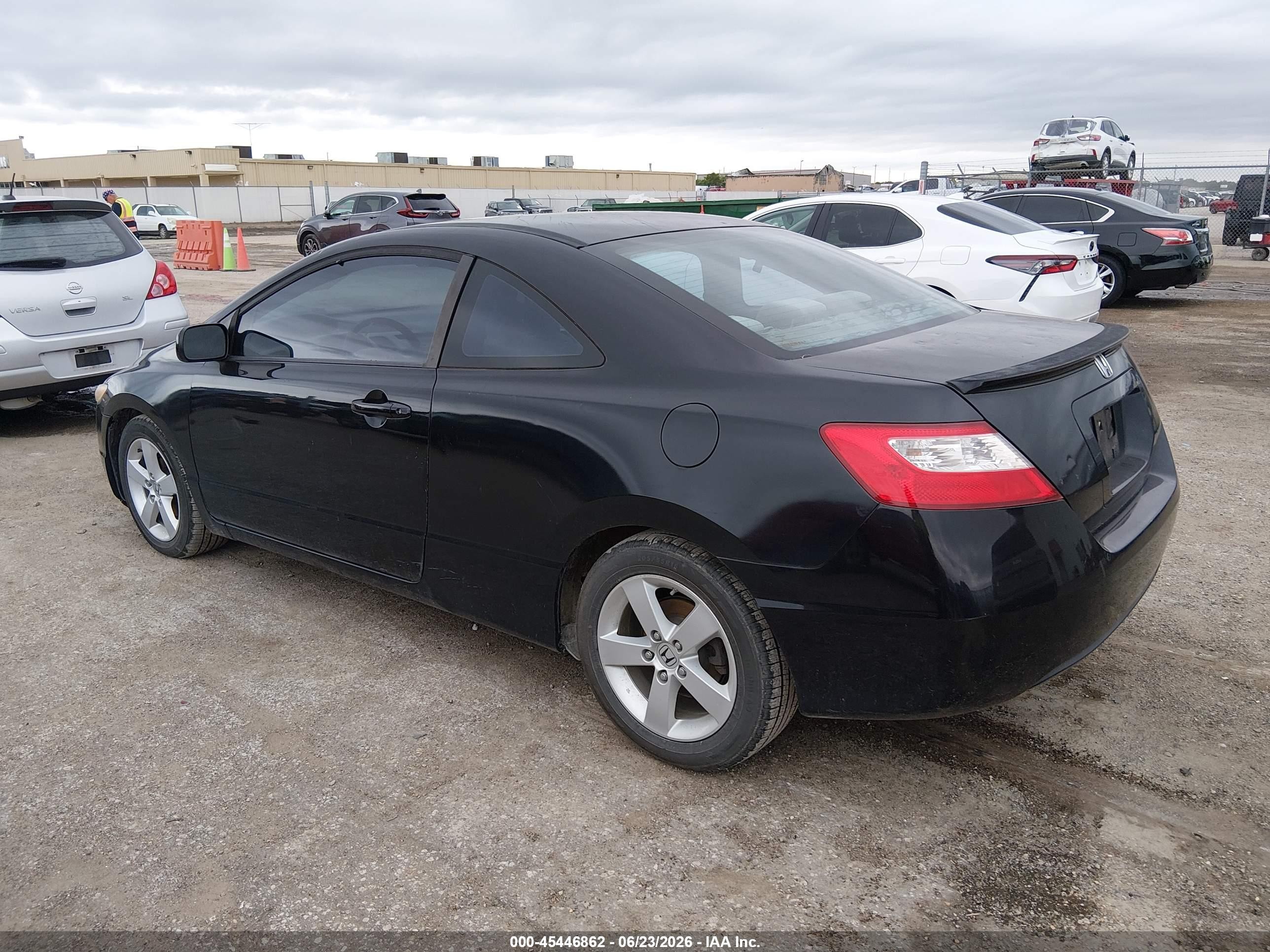 2008 Honda Civic Ex Black vin: 2HGFG11898H534624