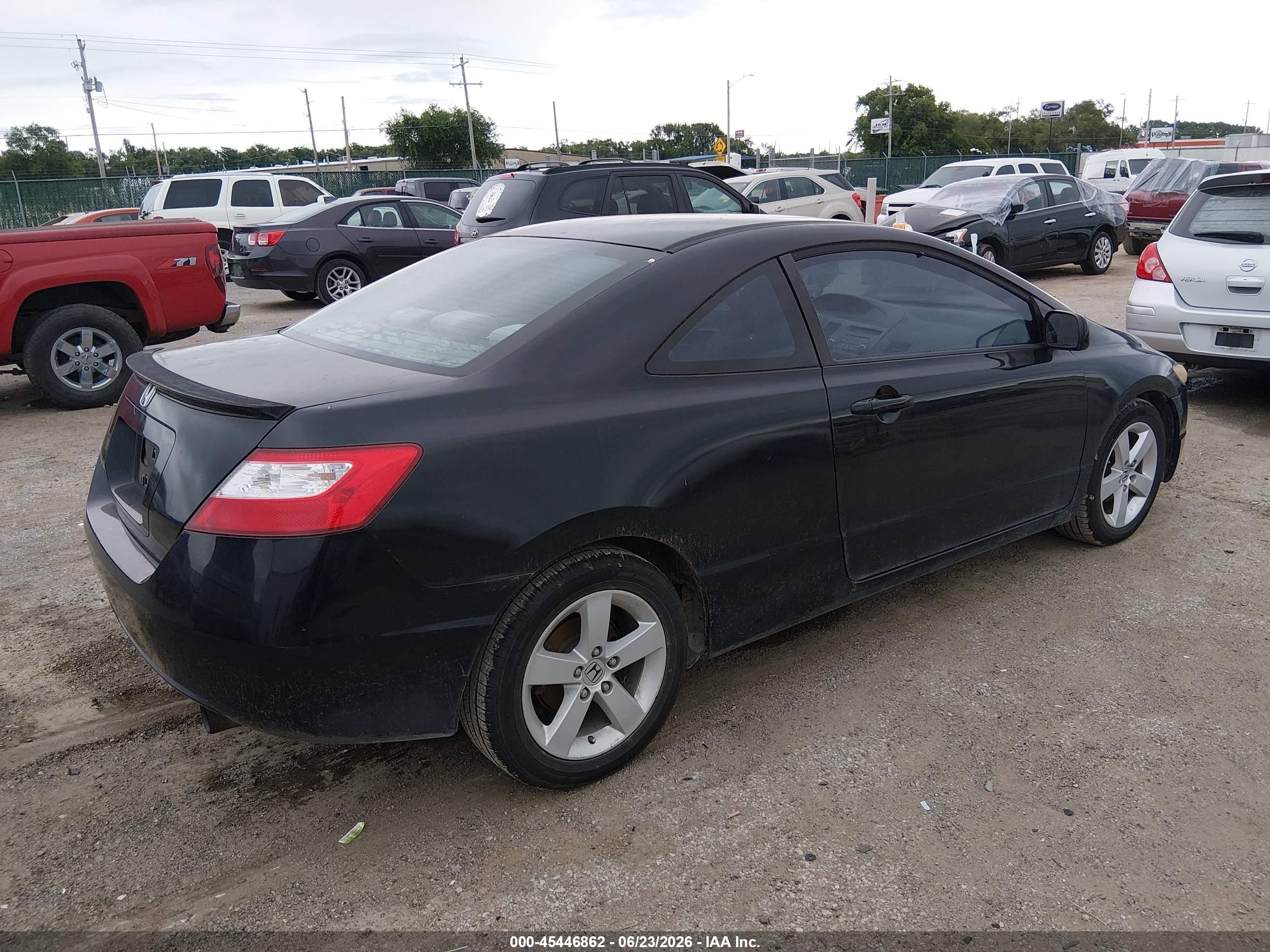 2008 Honda Civic Ex Black vin: 2HGFG11898H534624