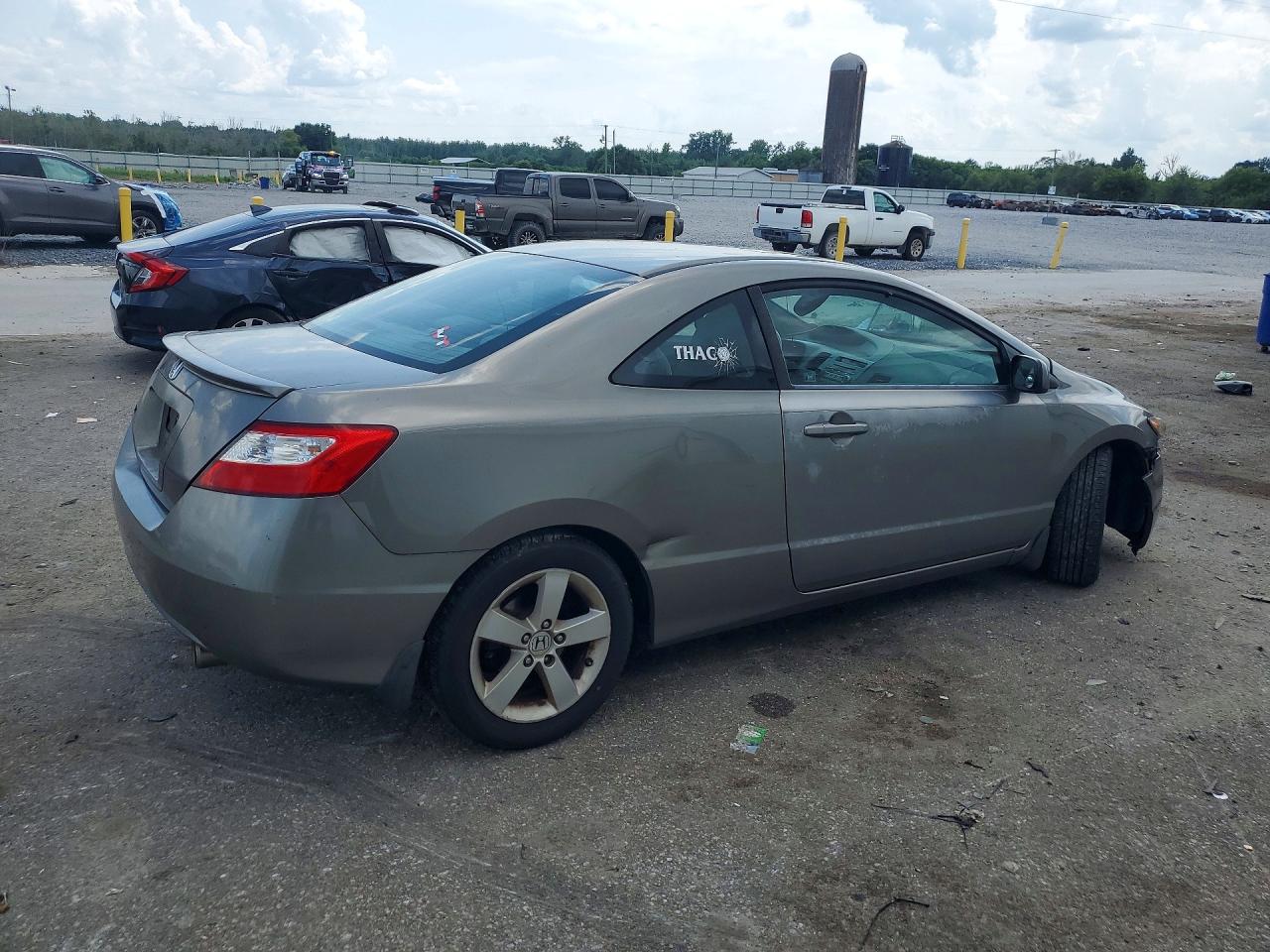 2008 Honda Civic Exl Серый vin: 2HGFG11938H510988