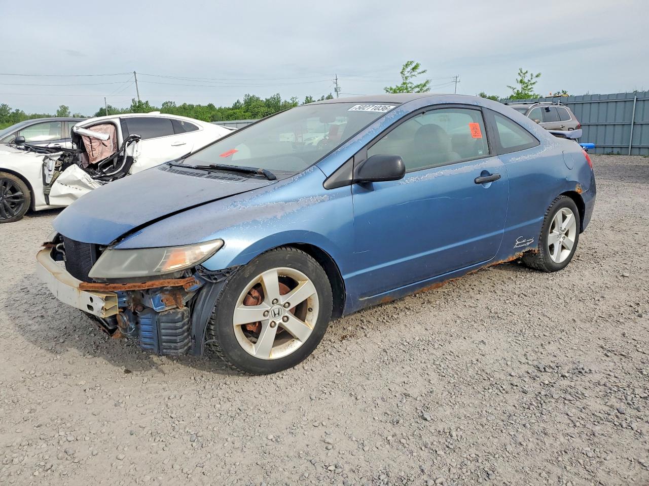 2009 Honda Civic Dx Blue vin: 2HGFG12209H003422